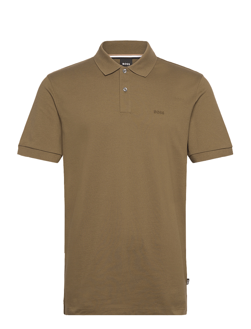 BOSS - Pallas - kortærmede poloer - dark green - 0