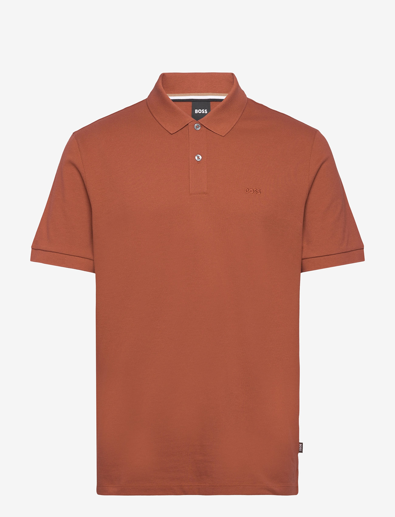 BOSS - Pallas - kortærmede poloer - dark orange - 0