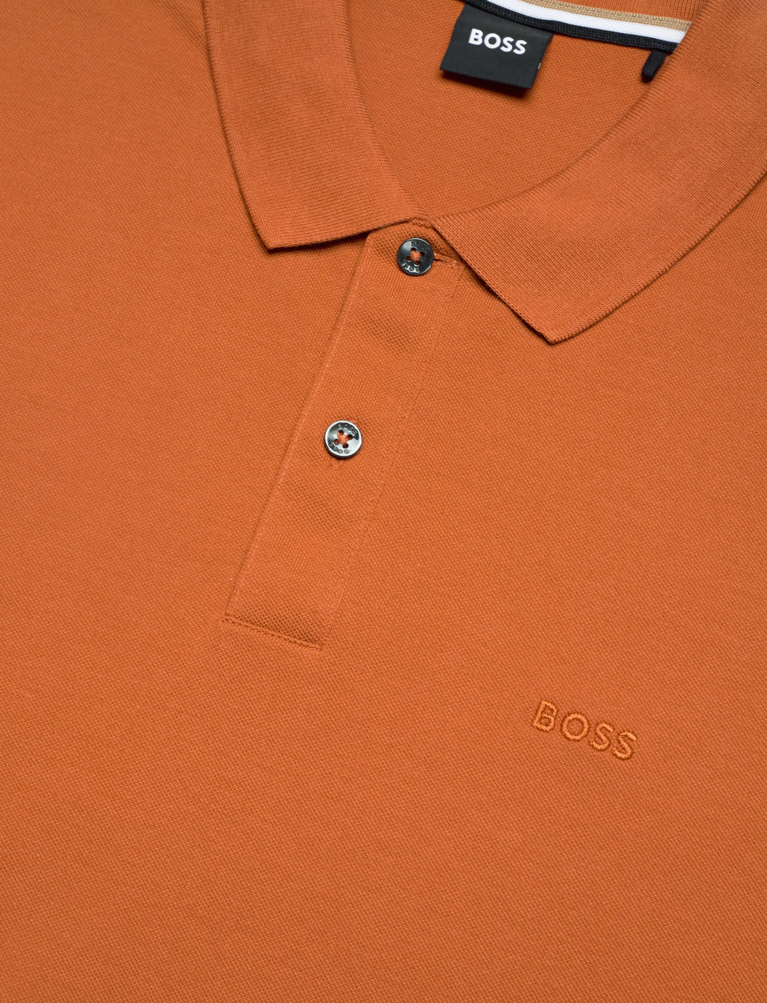 BOSS - Pallas - kortærmede poloer - dark orange - 2
