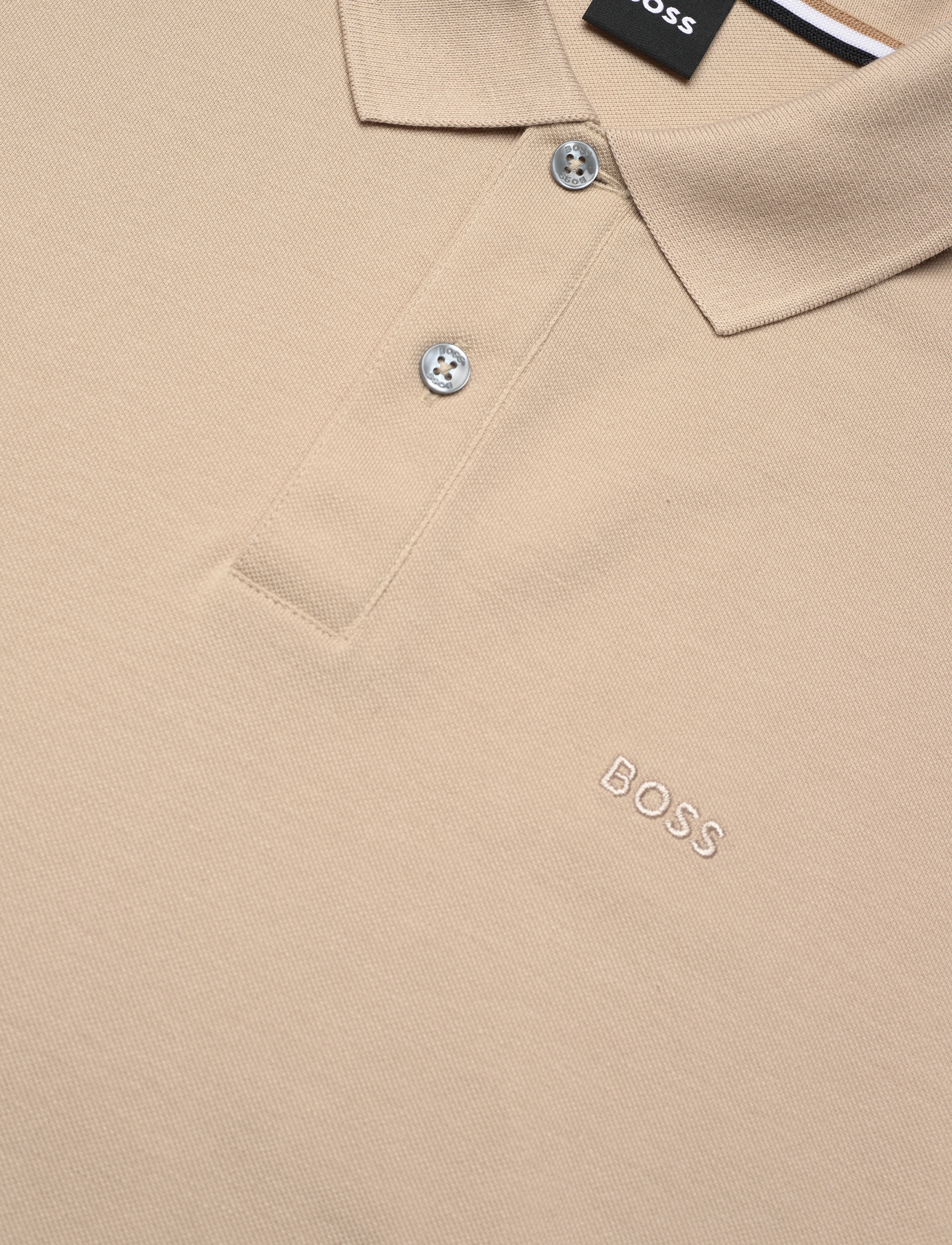 BOSS - Pallas - short-sleeved polos - light beige - 2