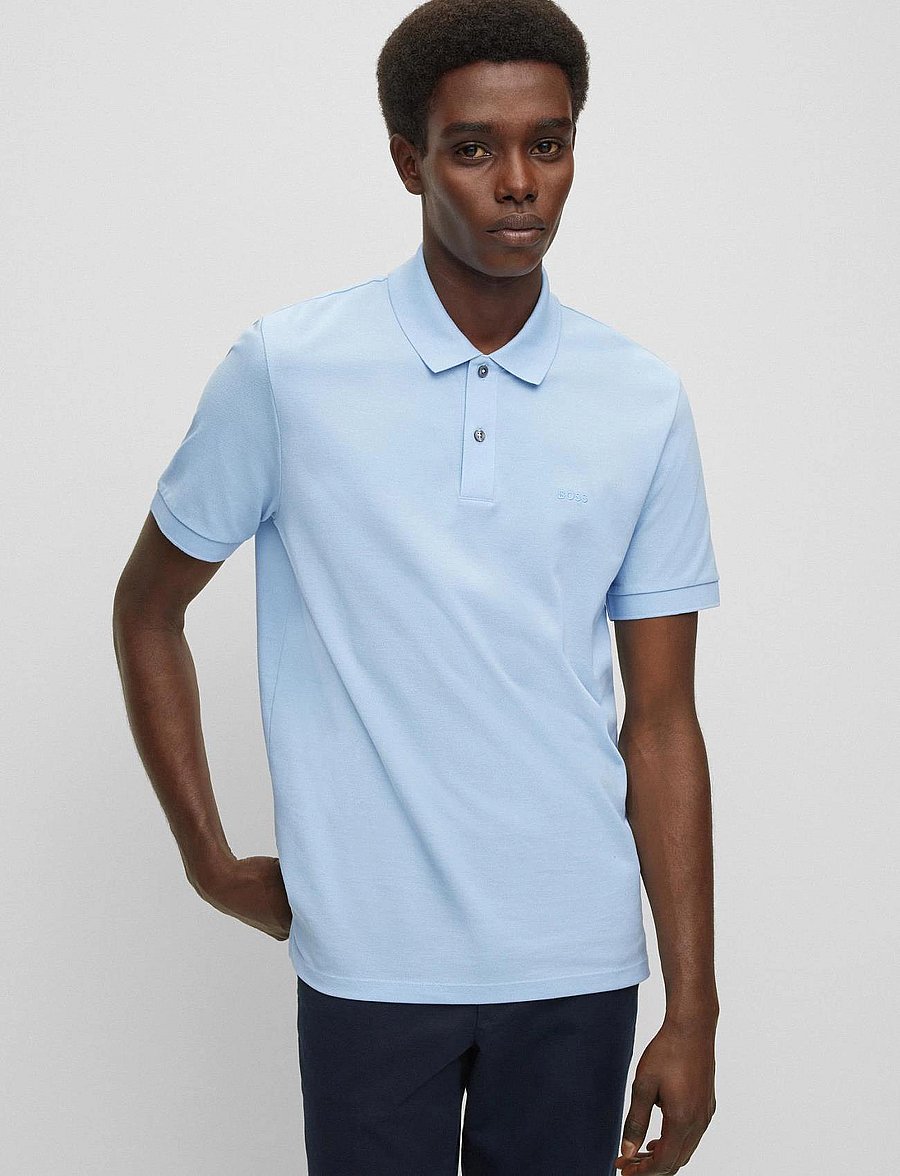 BOSS - Pallas - kurzärmelig - light/pastel blue - 4