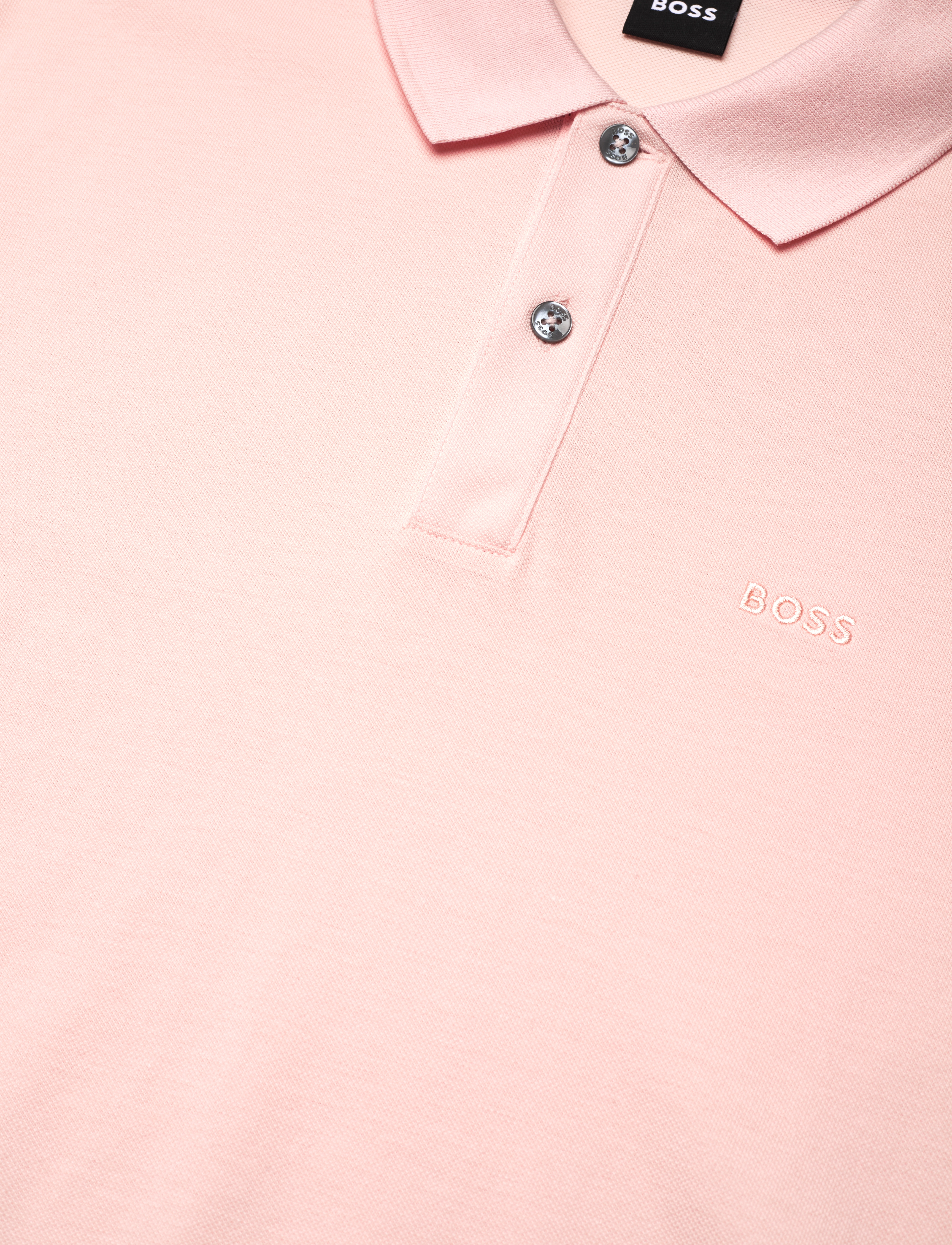 BOSS - Pallas - short-sleeved polos - light/pastel pink - 2