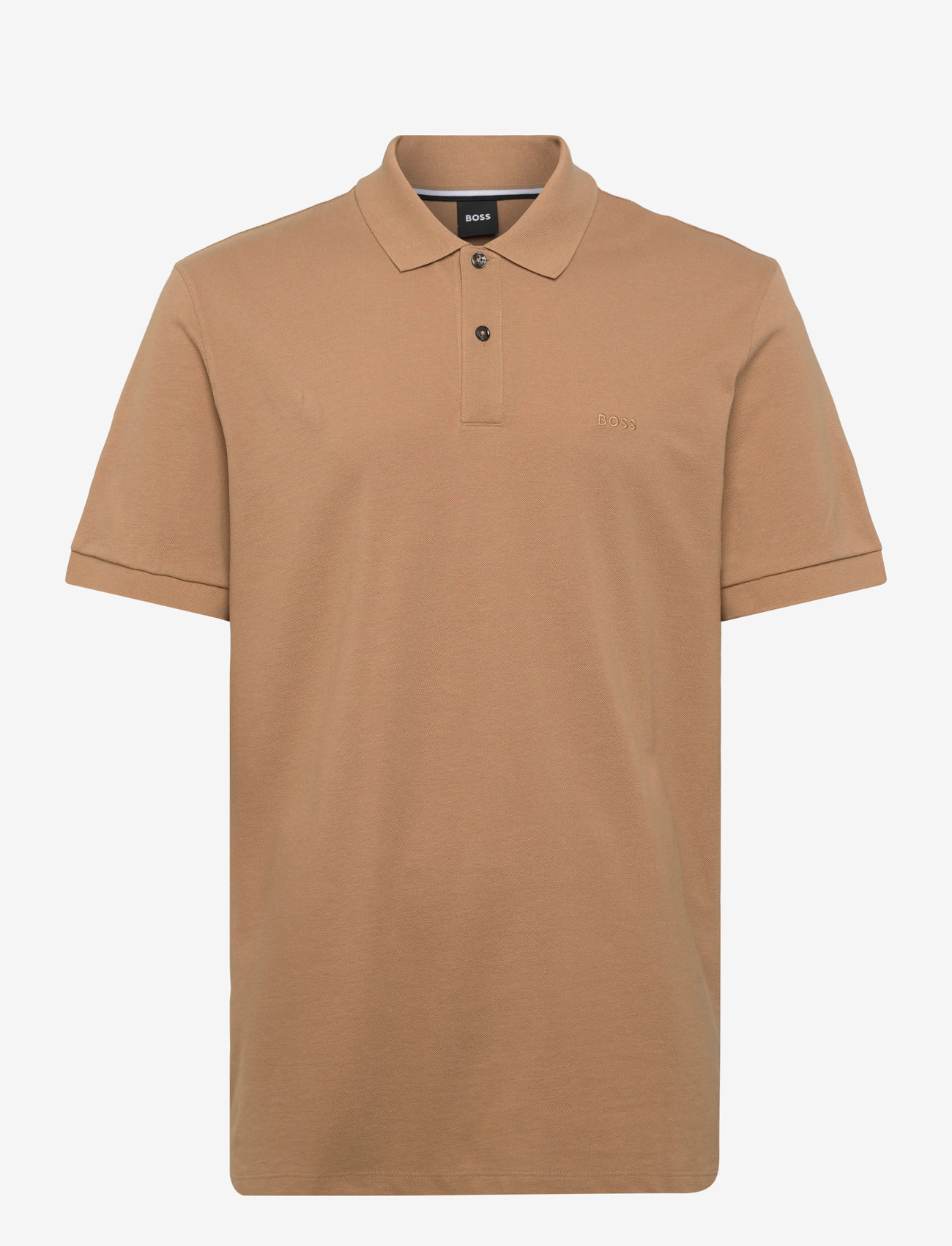 BOSS - Pallas - kortärmade pikéer - medium beige - 0
