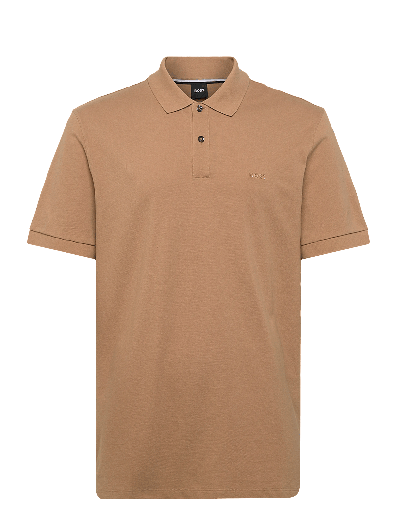 BOSS - Pallas - kortärmade pikéer - medium beige - 0