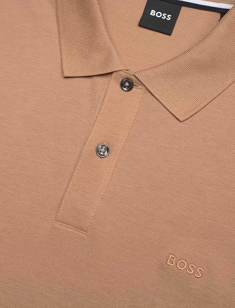 BOSS - Pallas - kortärmade pikéer - medium beige - 2