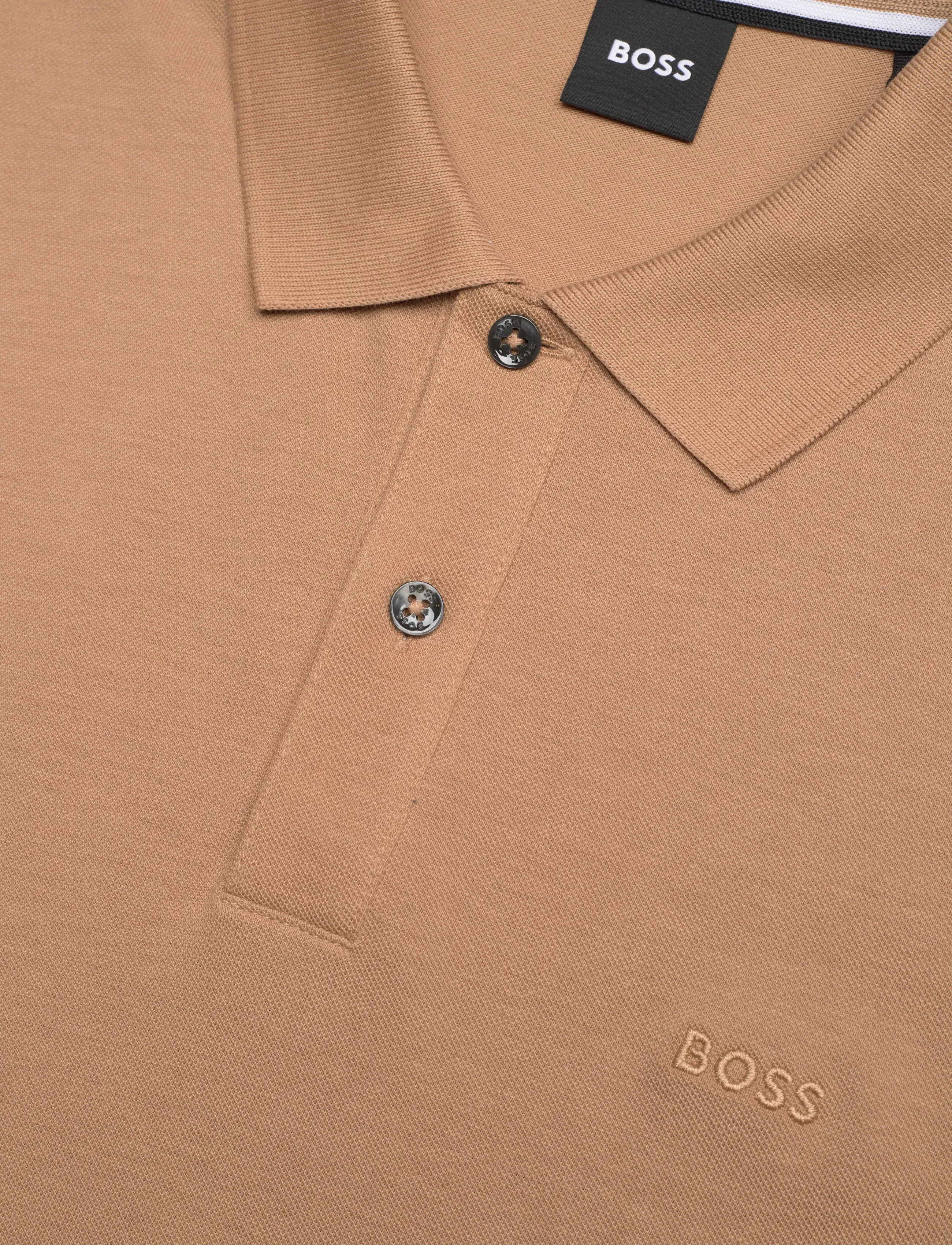 BOSS - Pallas - short-sleeved polos - medium beige - 2