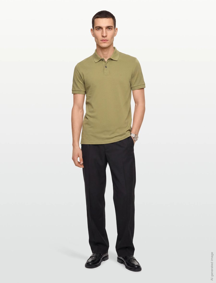 BOSS - Pallas - kurzärmelig - medium green - 0