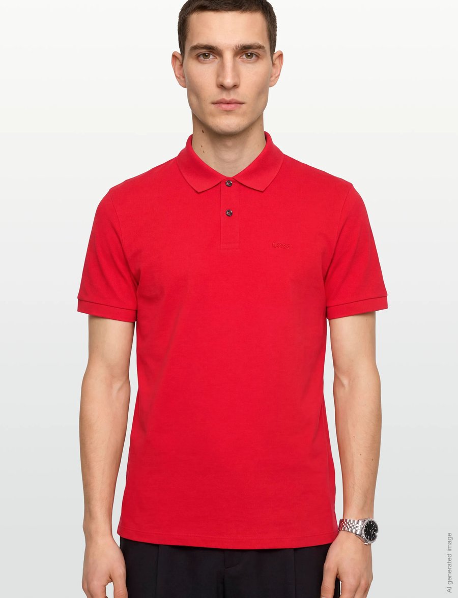 BOSS - Pallas - kurzärmelig - medium red - 3