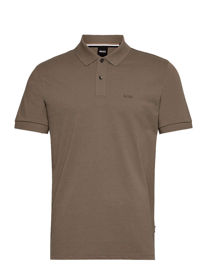 BOSS - Pallas - kortärmade pikéer - open brown - 0