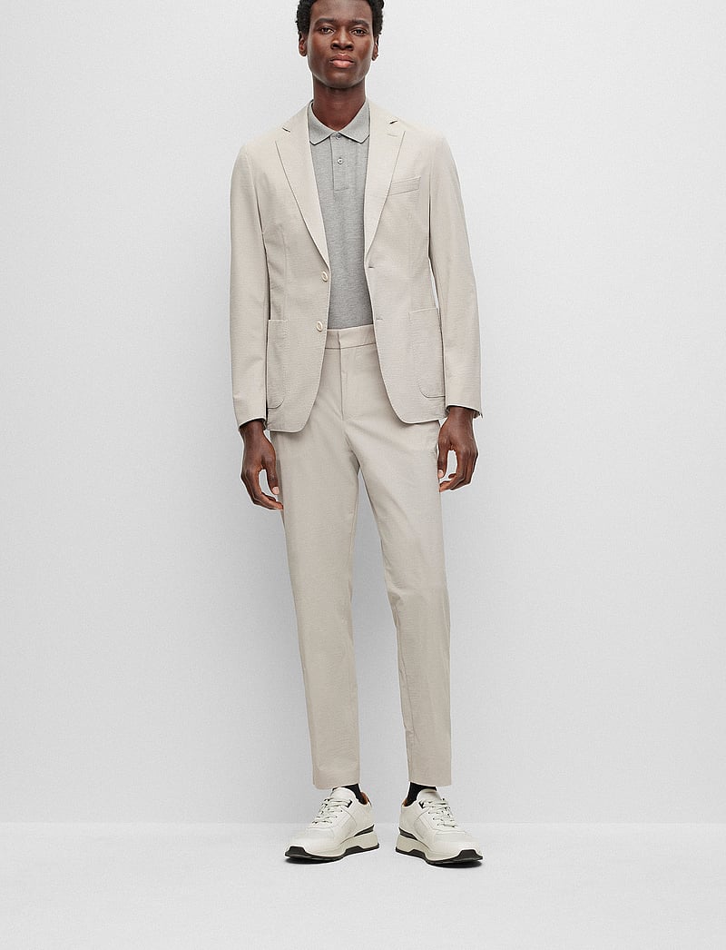 BOSS - Pallas - kortärmade pikéer - silver - 0