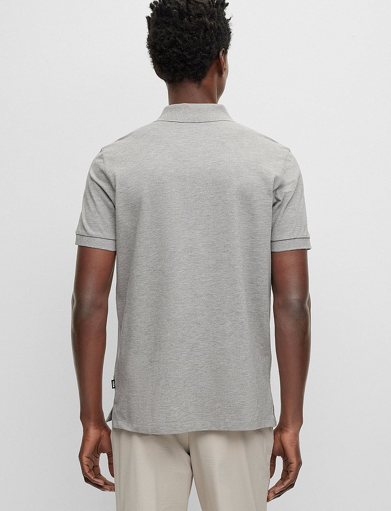 BOSS - Pallas - kortärmade pikéer - silver - 4