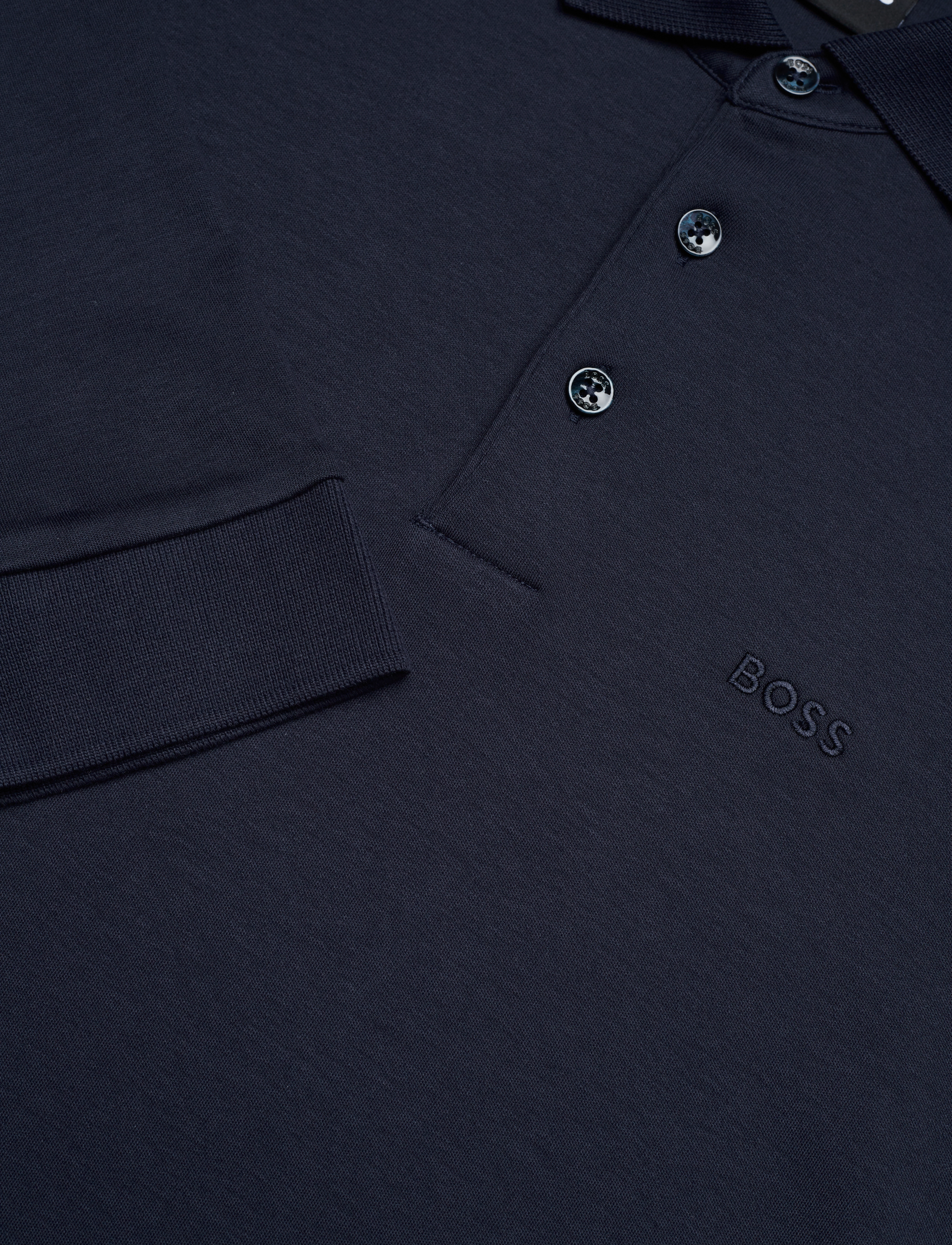 BOSS - Pado 30 - långärmade pikéer - dark blue - 5