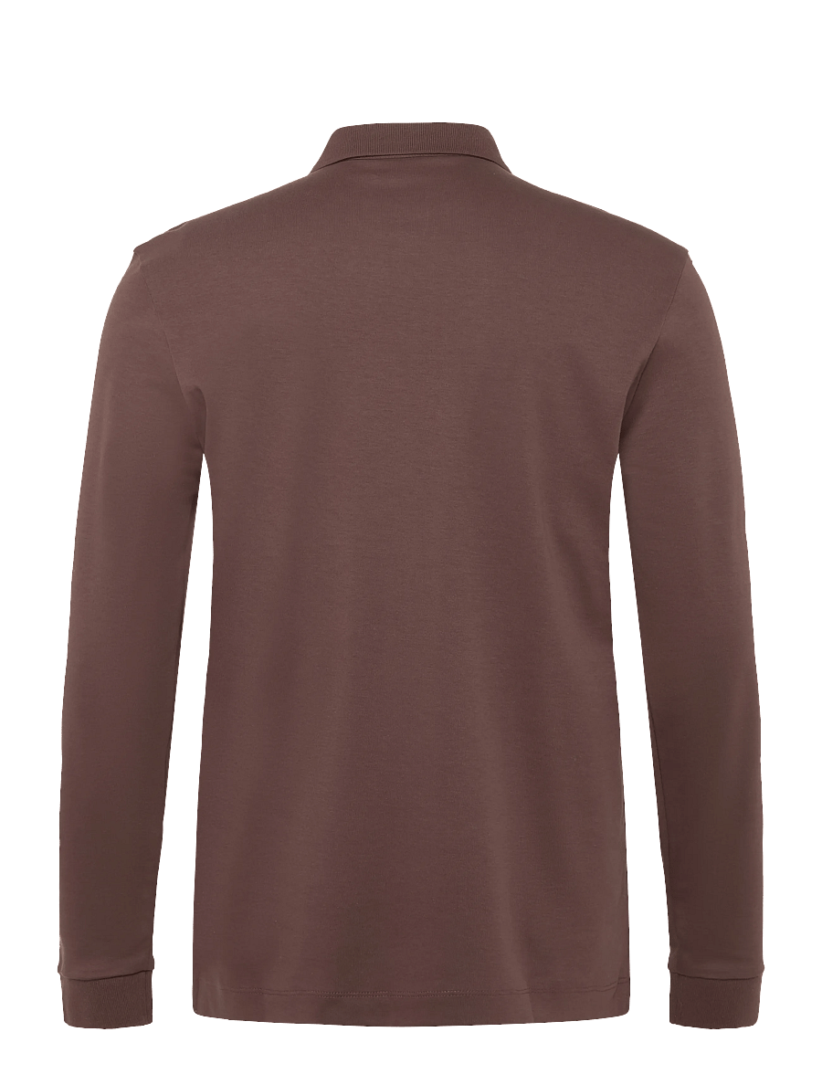 BOSS - Pado 30 - langærmede poloer - dark brown - 1