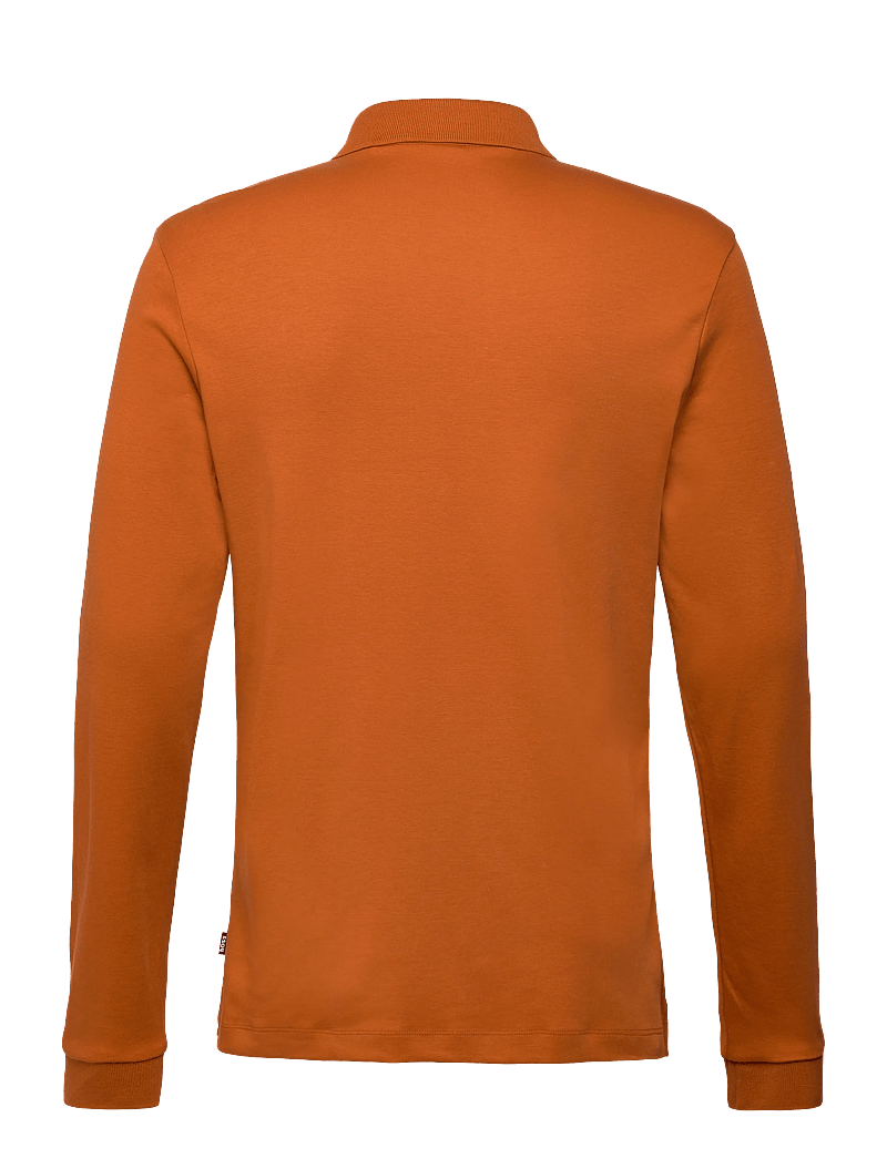 BOSS - Pado 30 - långärmade pikéer - dark orange - 1