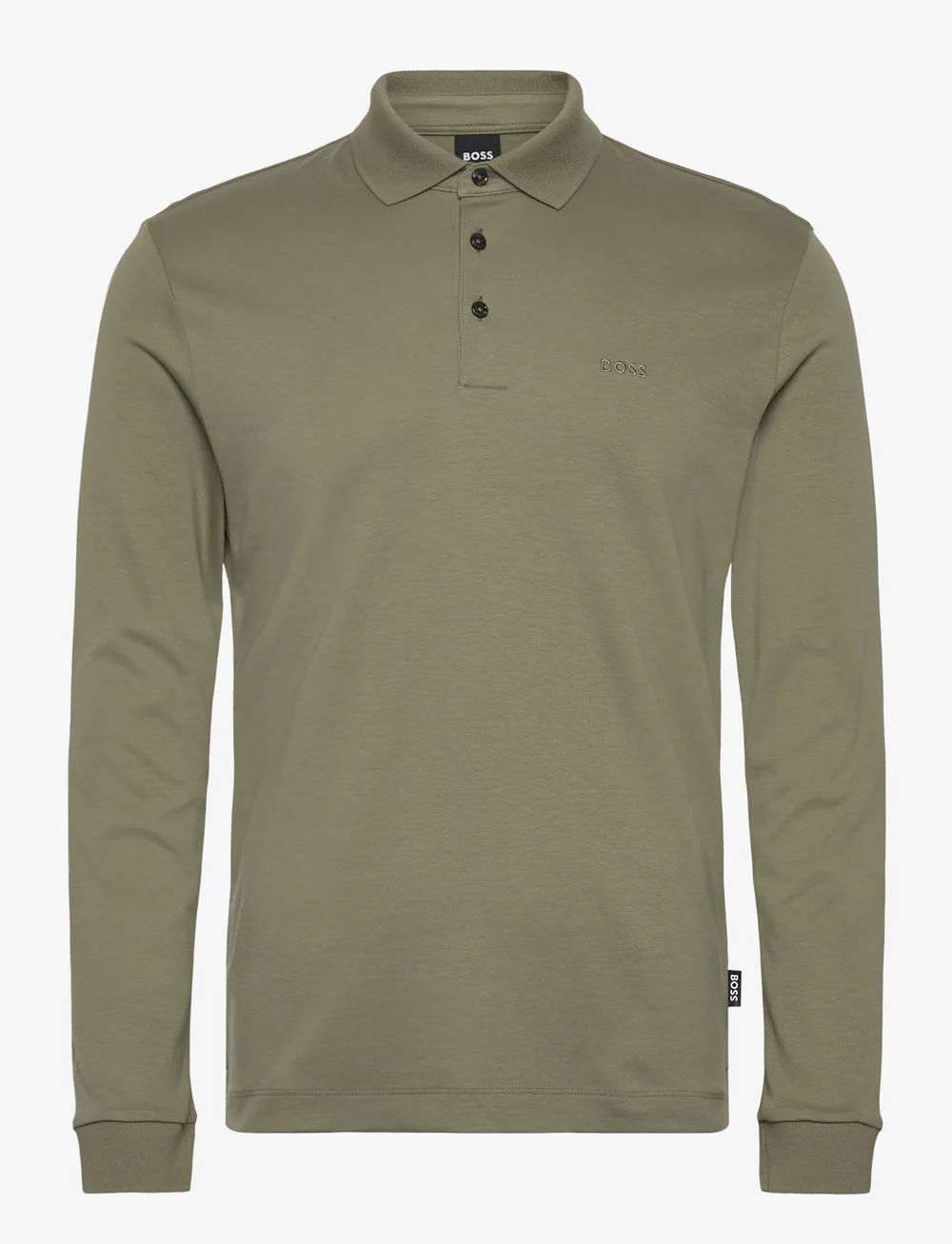 BOSS - Pado 30 - long-sleeved polos - medium green - 0