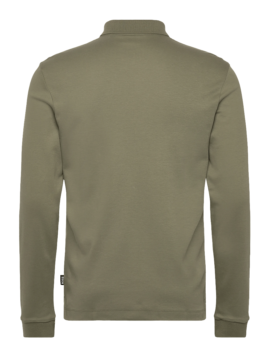 BOSS - Pado 30 - polos à manches longues - medium green - 1