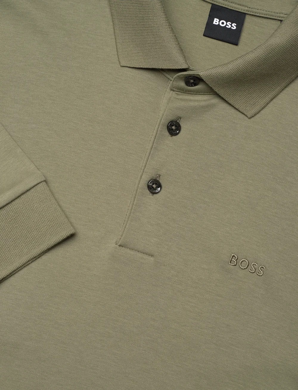 BOSS - Pado 30 - long-sleeved polos - medium green - 2