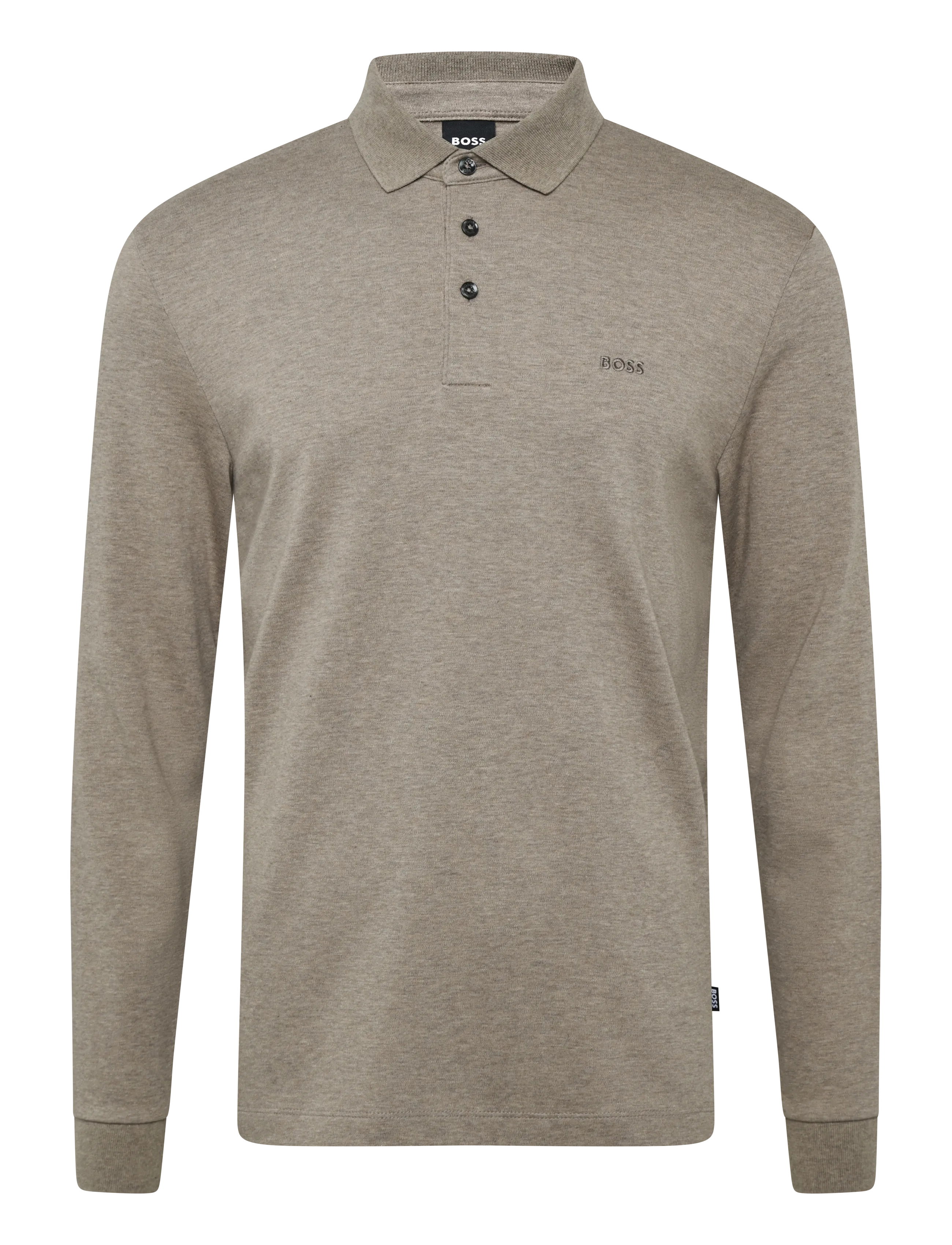 BOSS Pado 30 - Pikkade varrukatega polod - OPEN BROWN / brown