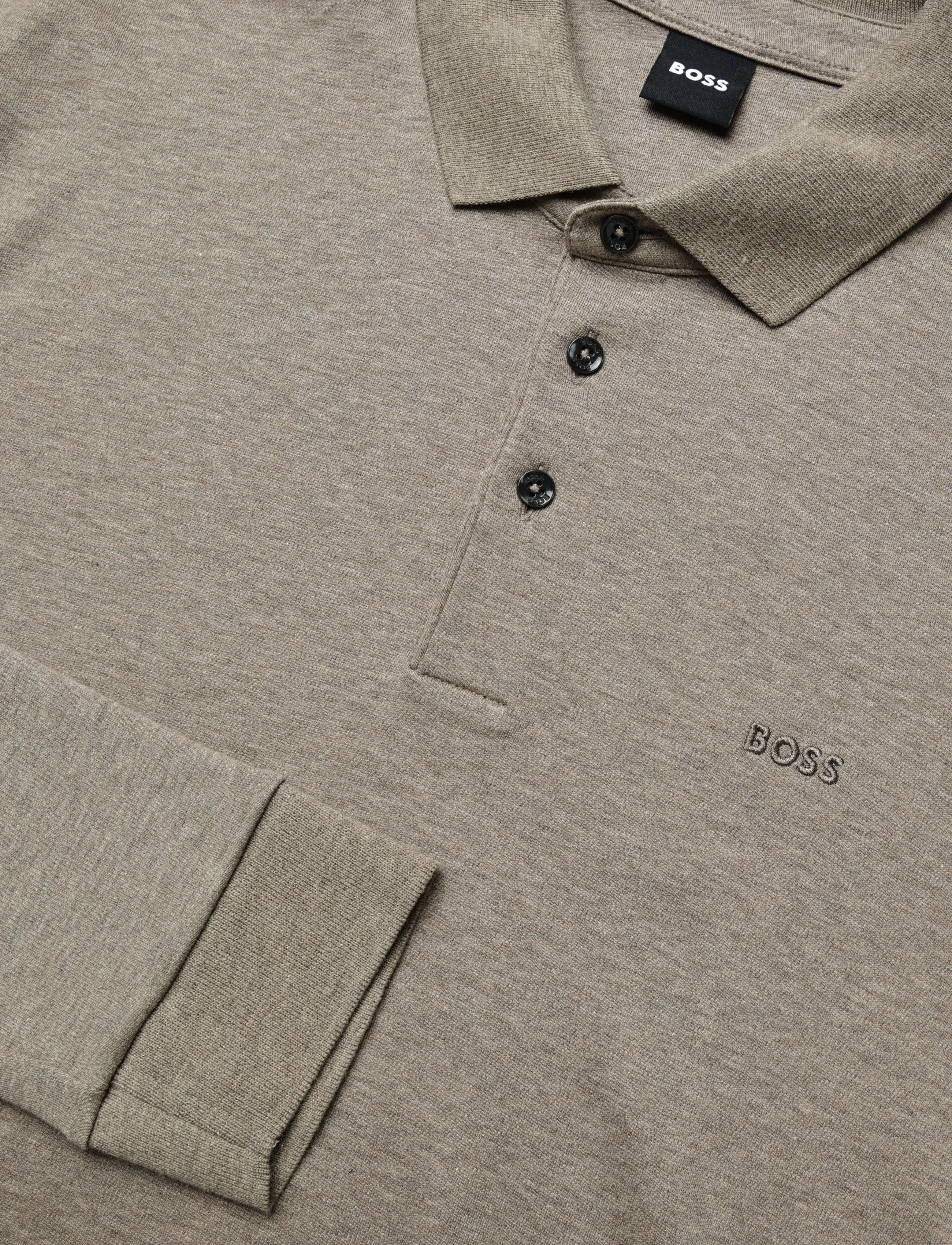 BOSS - Pado 30 - pikkade varrukatega polod - open brown - 2