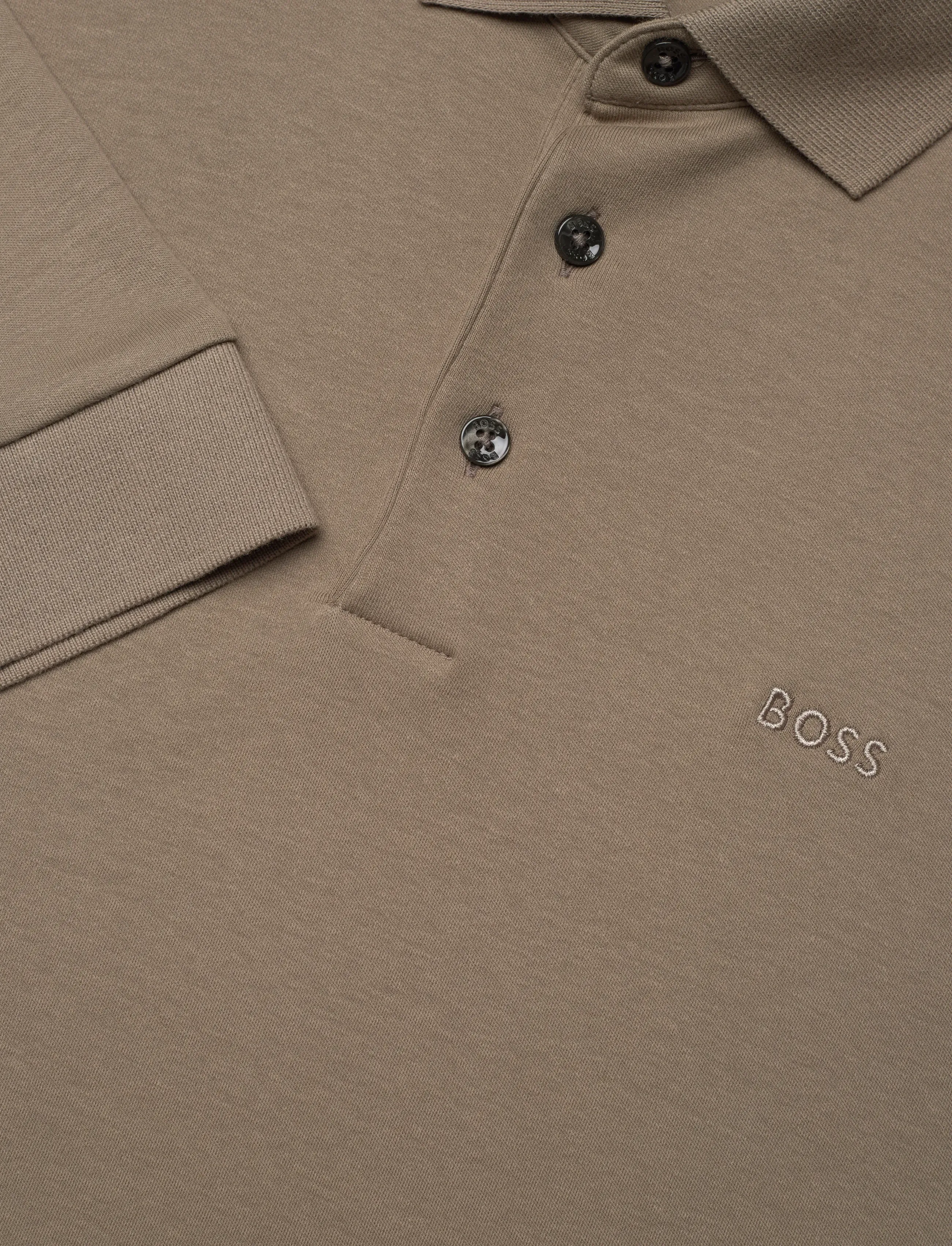 BOSS - Pado 30 - langærmede poloer - open brown - 2