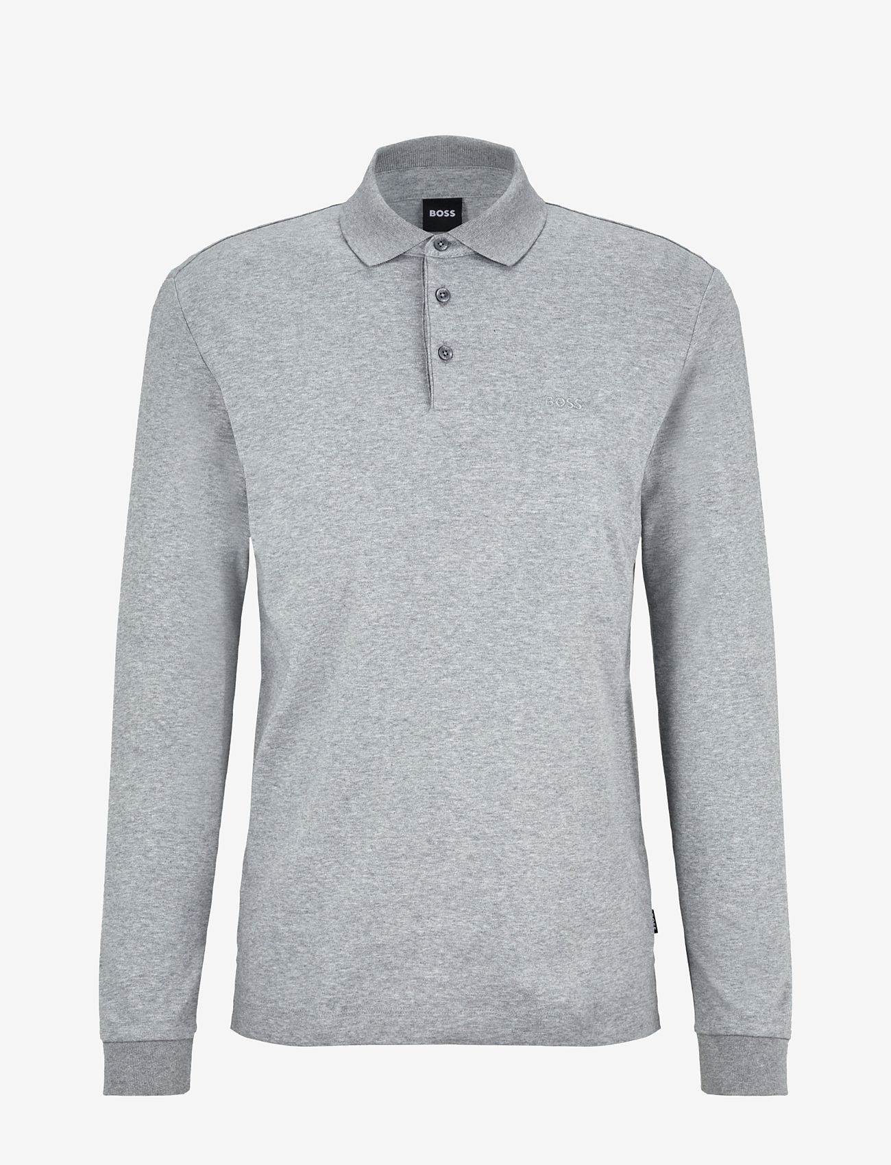 BOSS - Pado 30 - långärmade pikéer - silver - 0