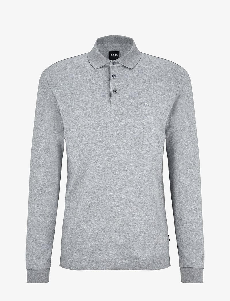 BOSS - Pado 30 - långärmade pikéer - silver - 0