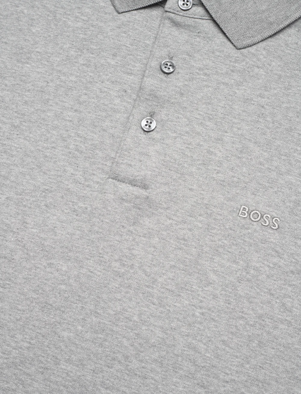 BOSS - Pado 30 - langærmede poloer - silver - 1