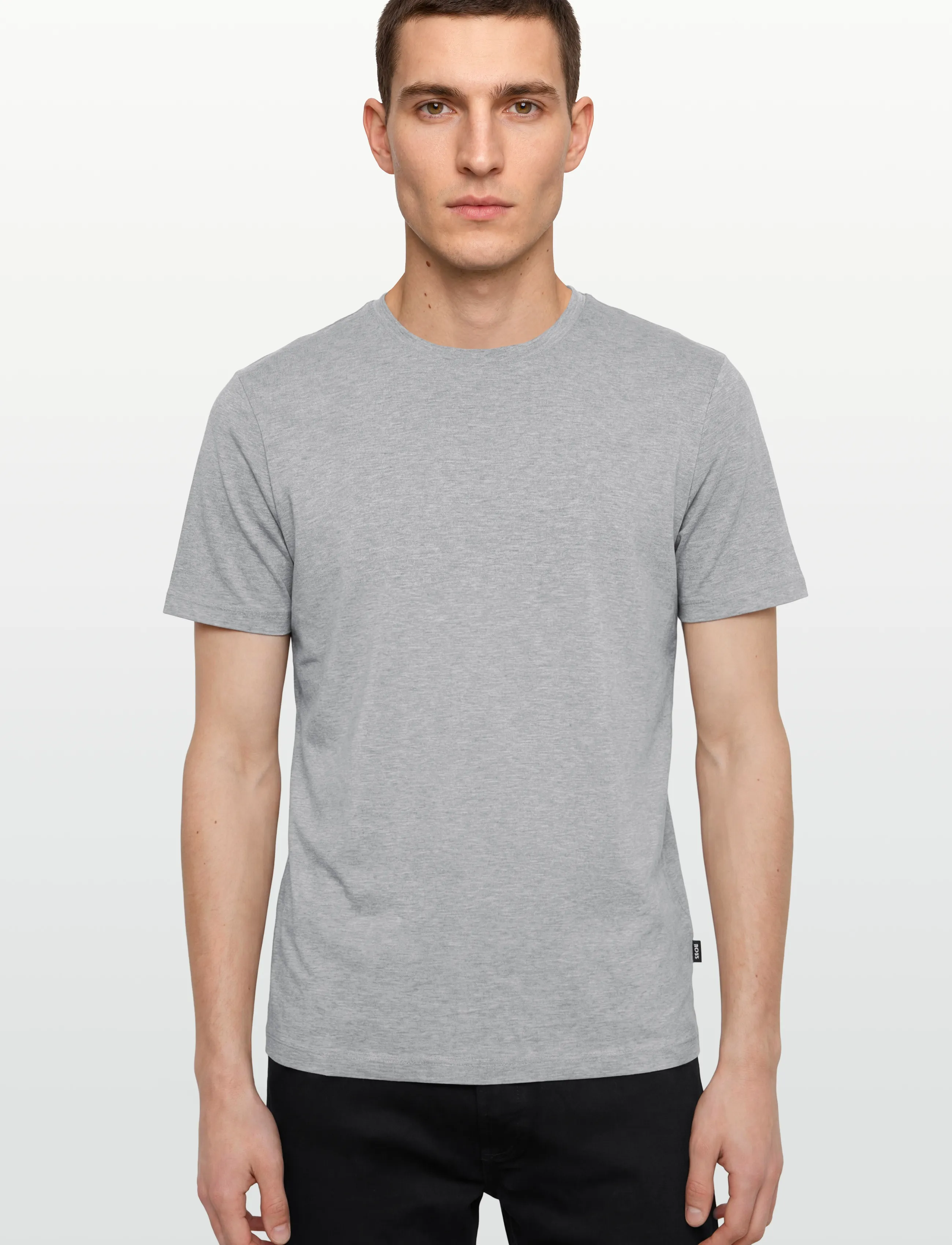BOSS - Tessler 150 - kurzärmelige t-shirts - silver - 3