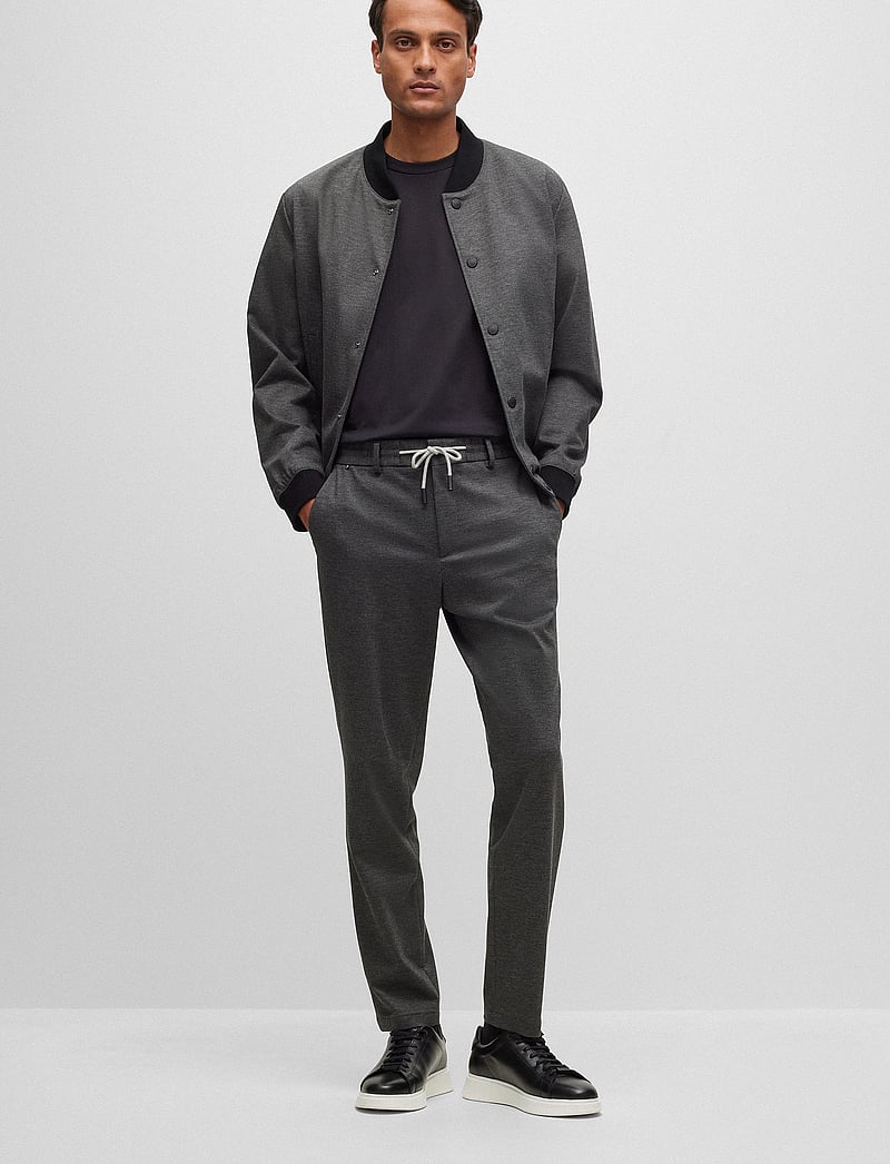 BOSS - Thompson 02 - kortärmade t-shirts - black - 0