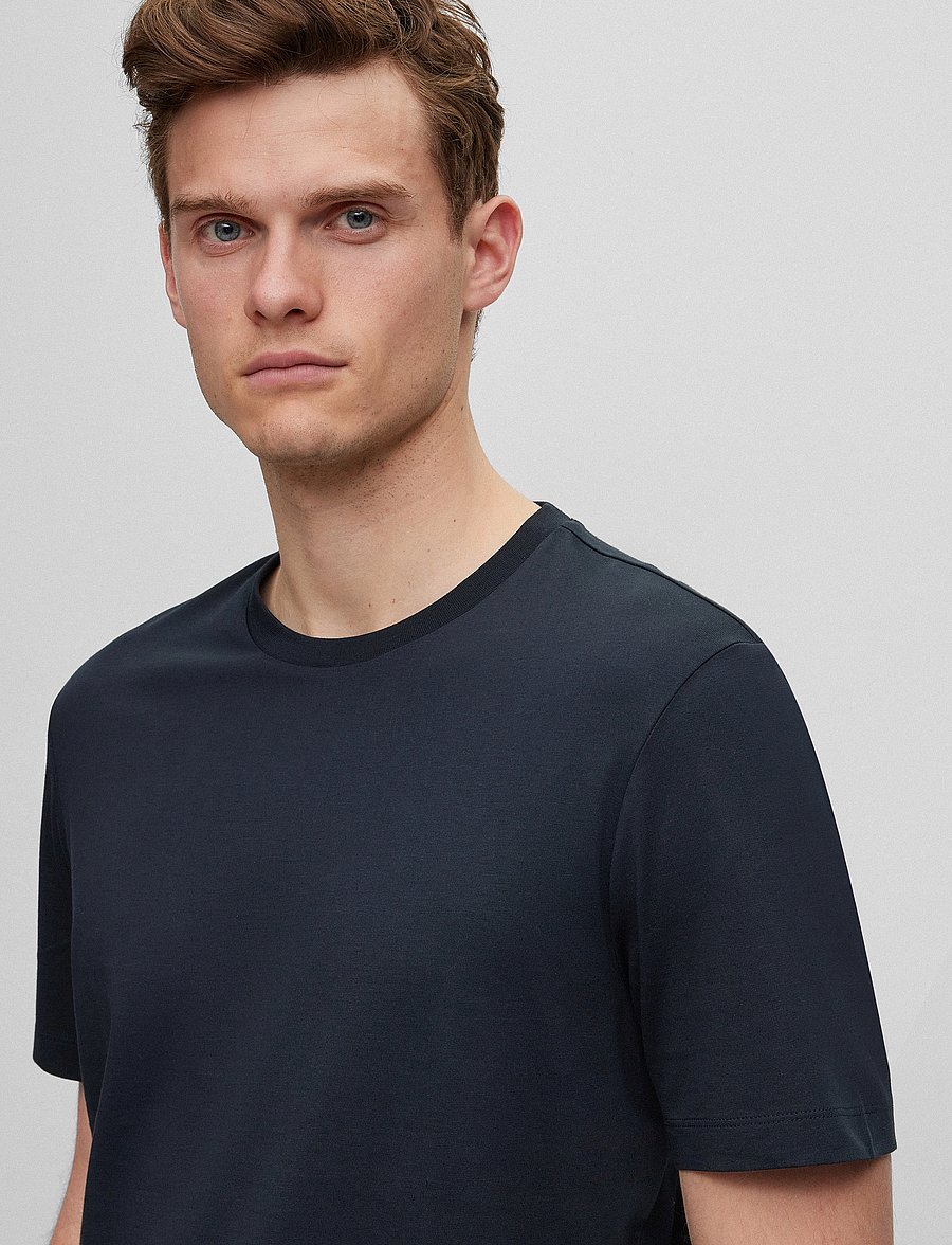 BOSS - Thompson 02 - kurzärmelige t-shirts - dark blue - 3