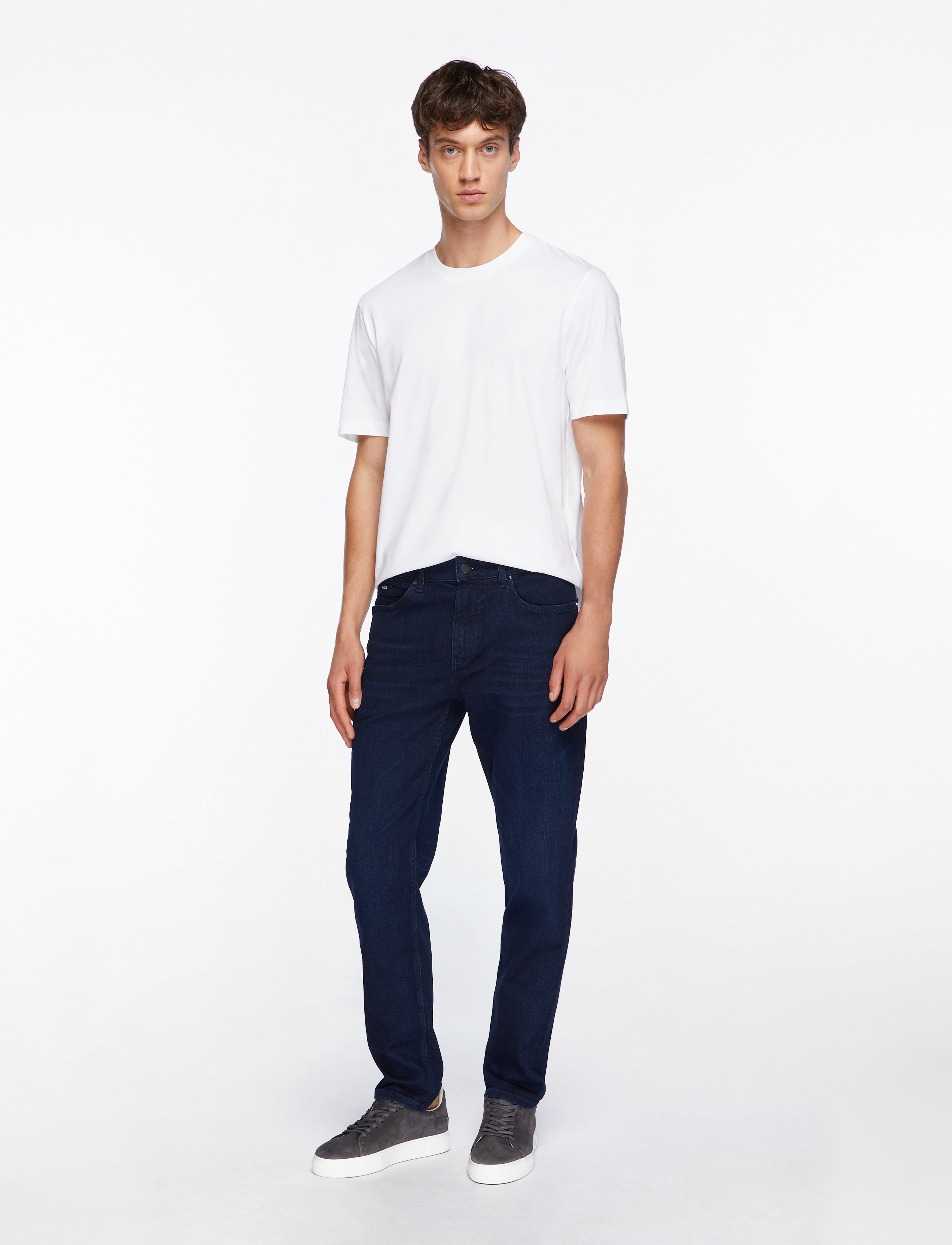 BOSS - Thompson 02 - short-sleeved t-shirts - white - 2