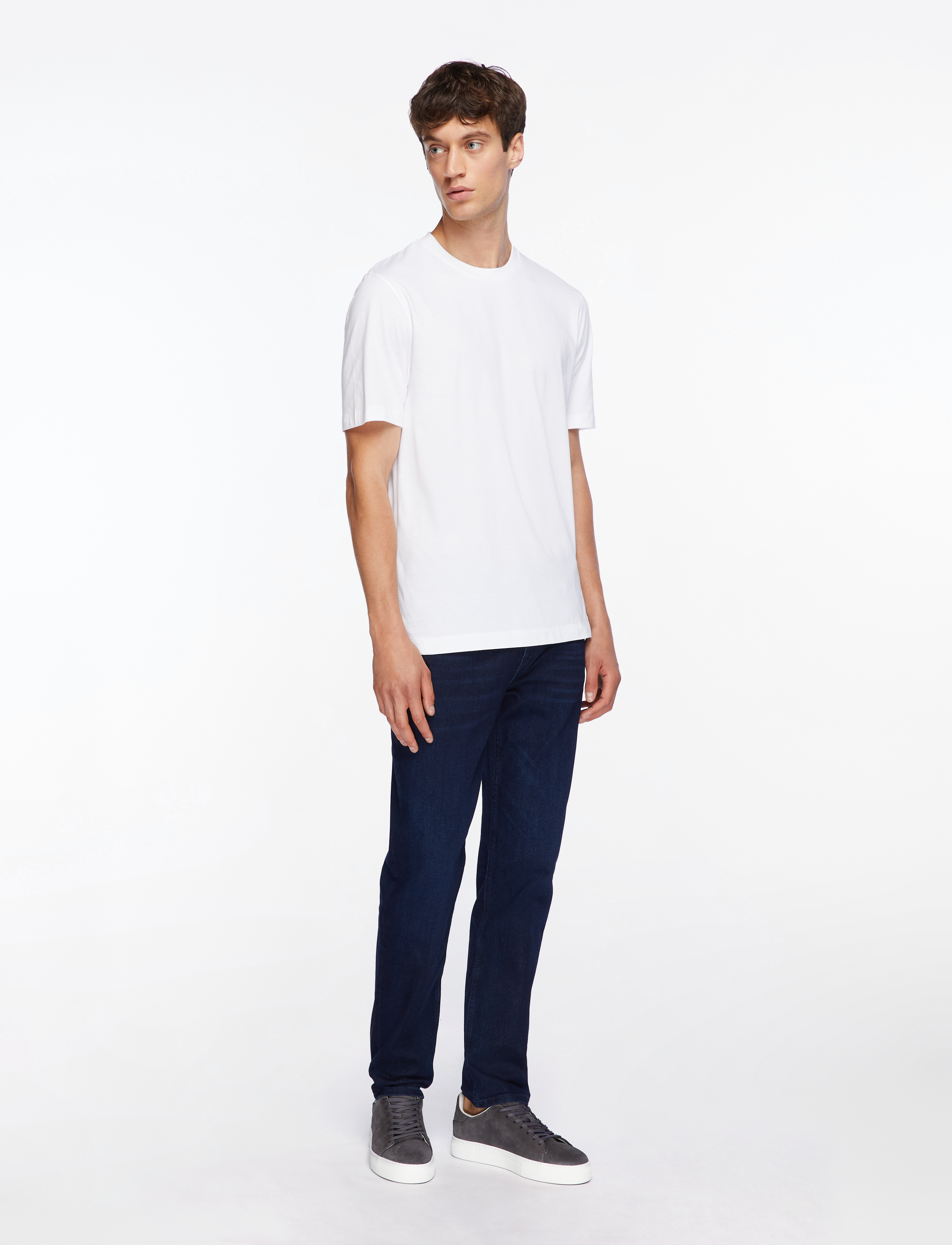 BOSS - Thompson 02 - short-sleeved t-shirts - white - 3