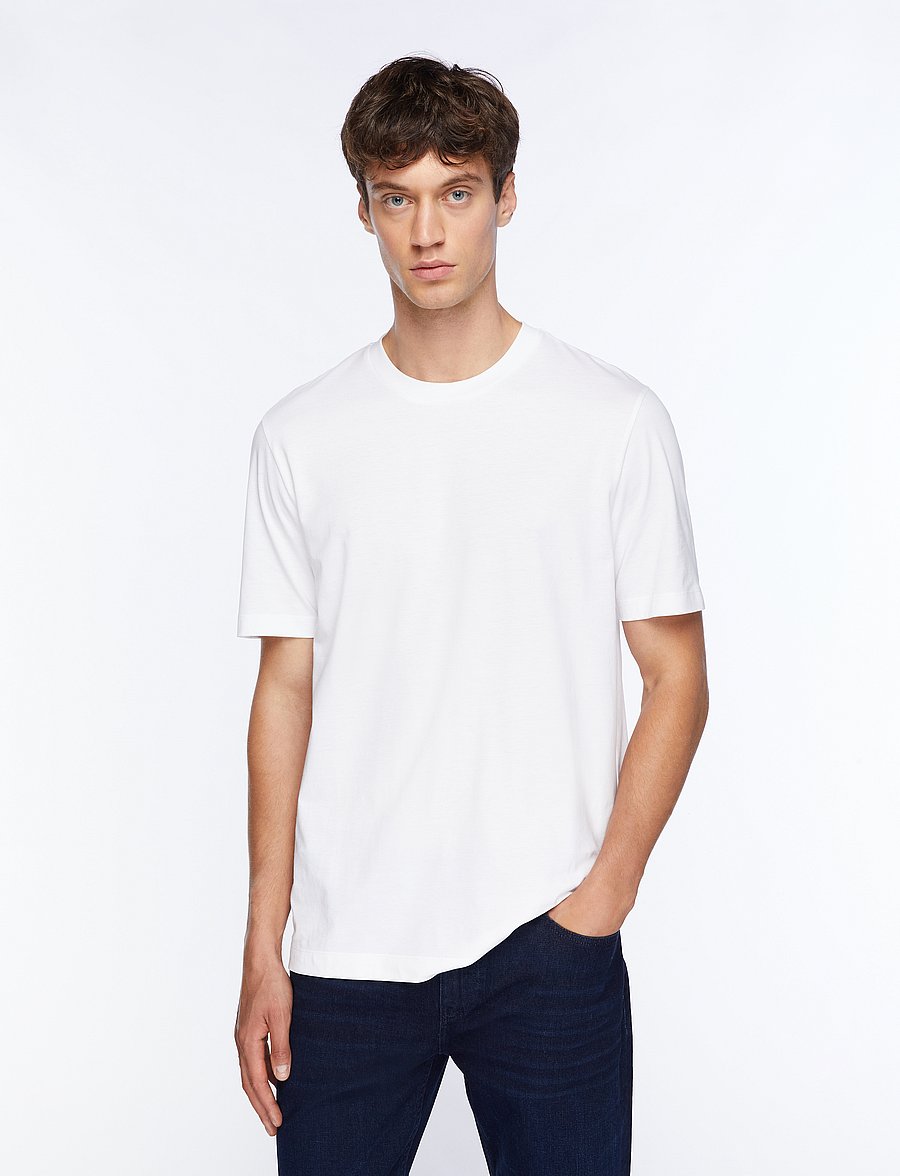 BOSS - Thompson 02 - kurzärmelige t-shirts - white - 0