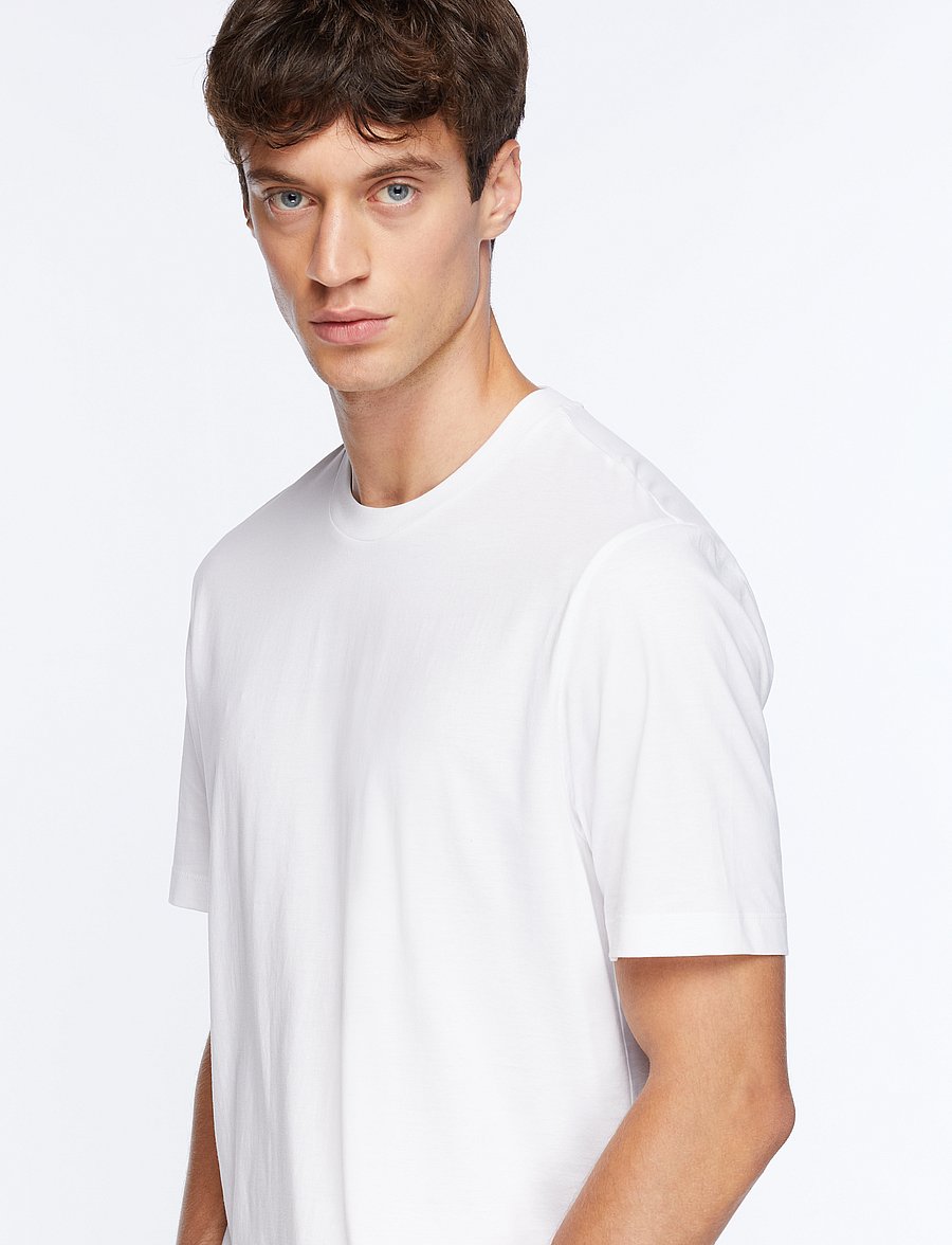 BOSS - Thompson 02 - kurzärmelige t-shirts - white - 5