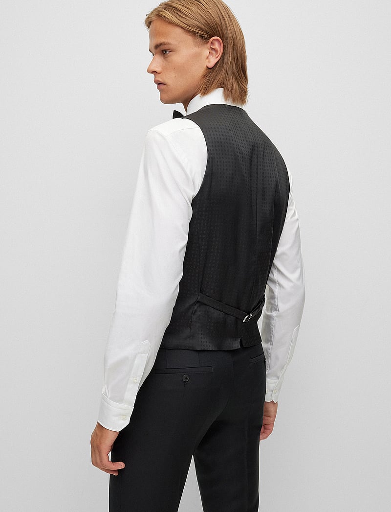 BOSS - H-Huge-Vest-B1 - waistcoats - black - 3