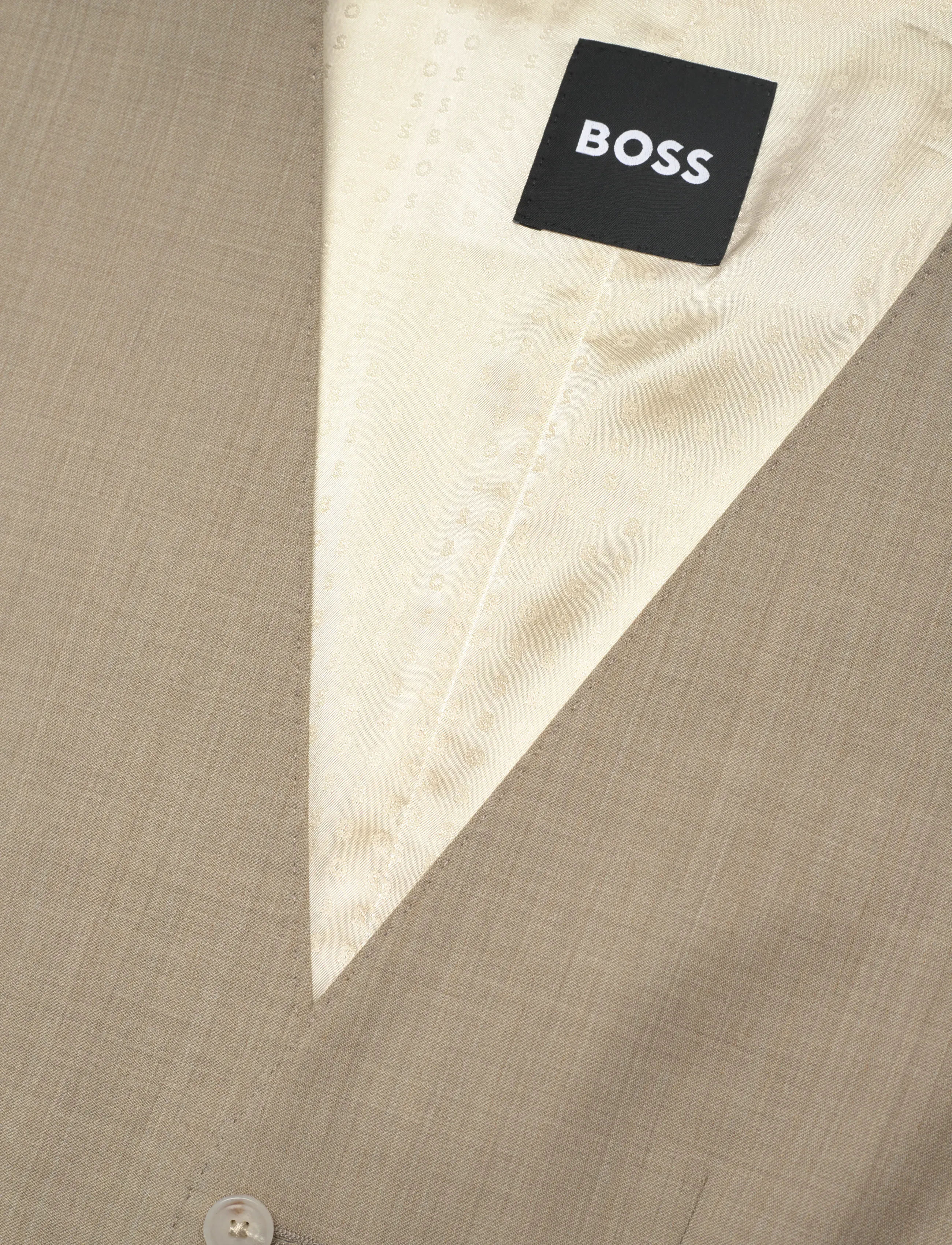 BOSS - H-Huge-Vest-B1 - västar - dark beige - 2
