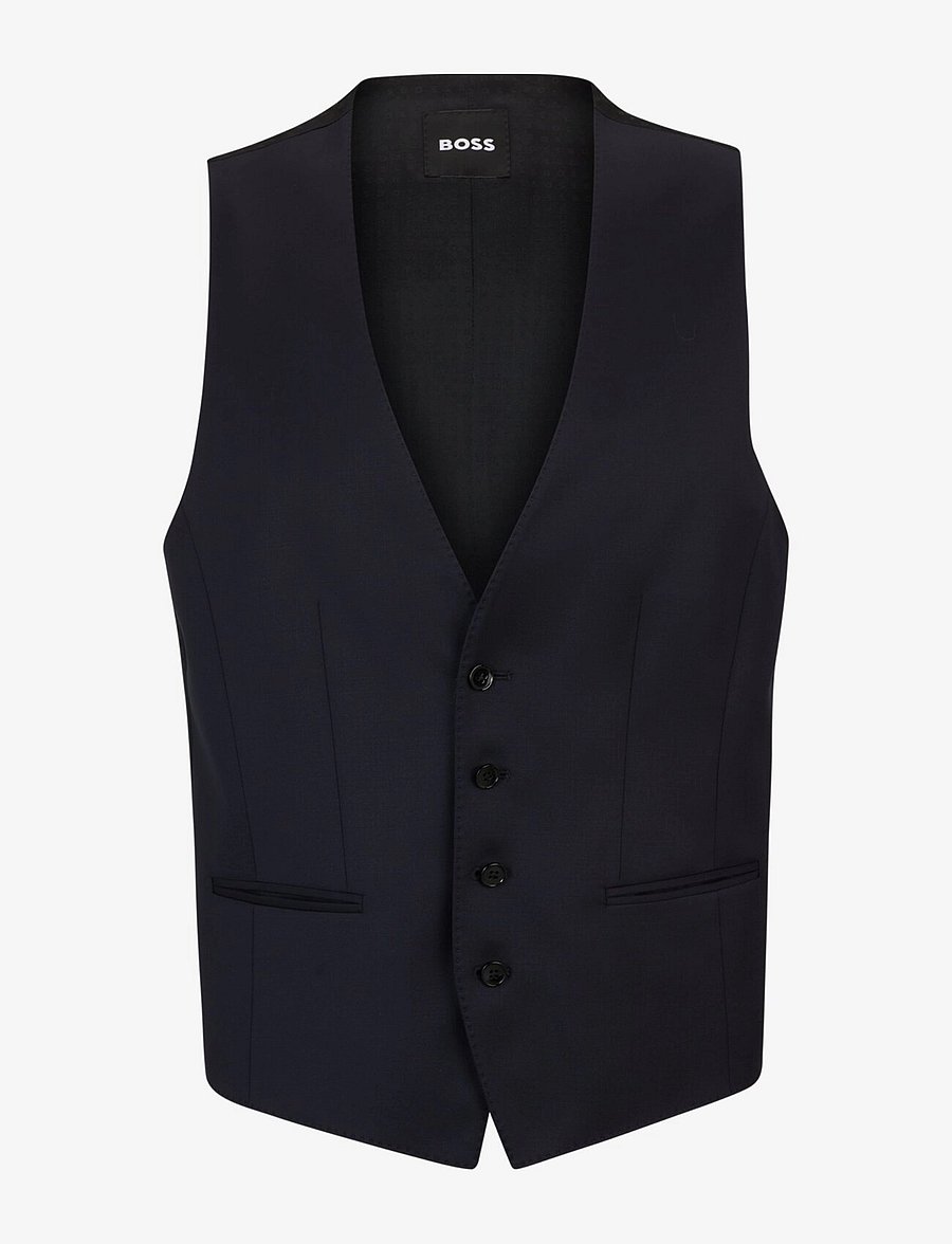 BOSS - H-Huge-Vest-B1 - habitveste - dark blue - 1