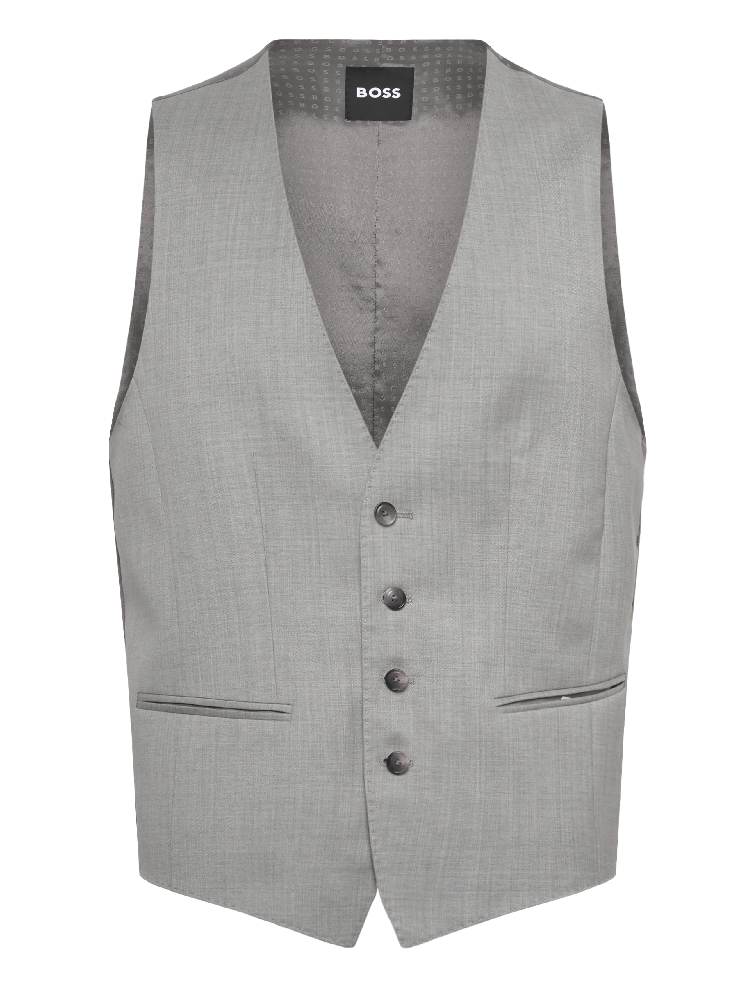 BOSS H-Huge-Vest-B1 Silber - 50 - Herren