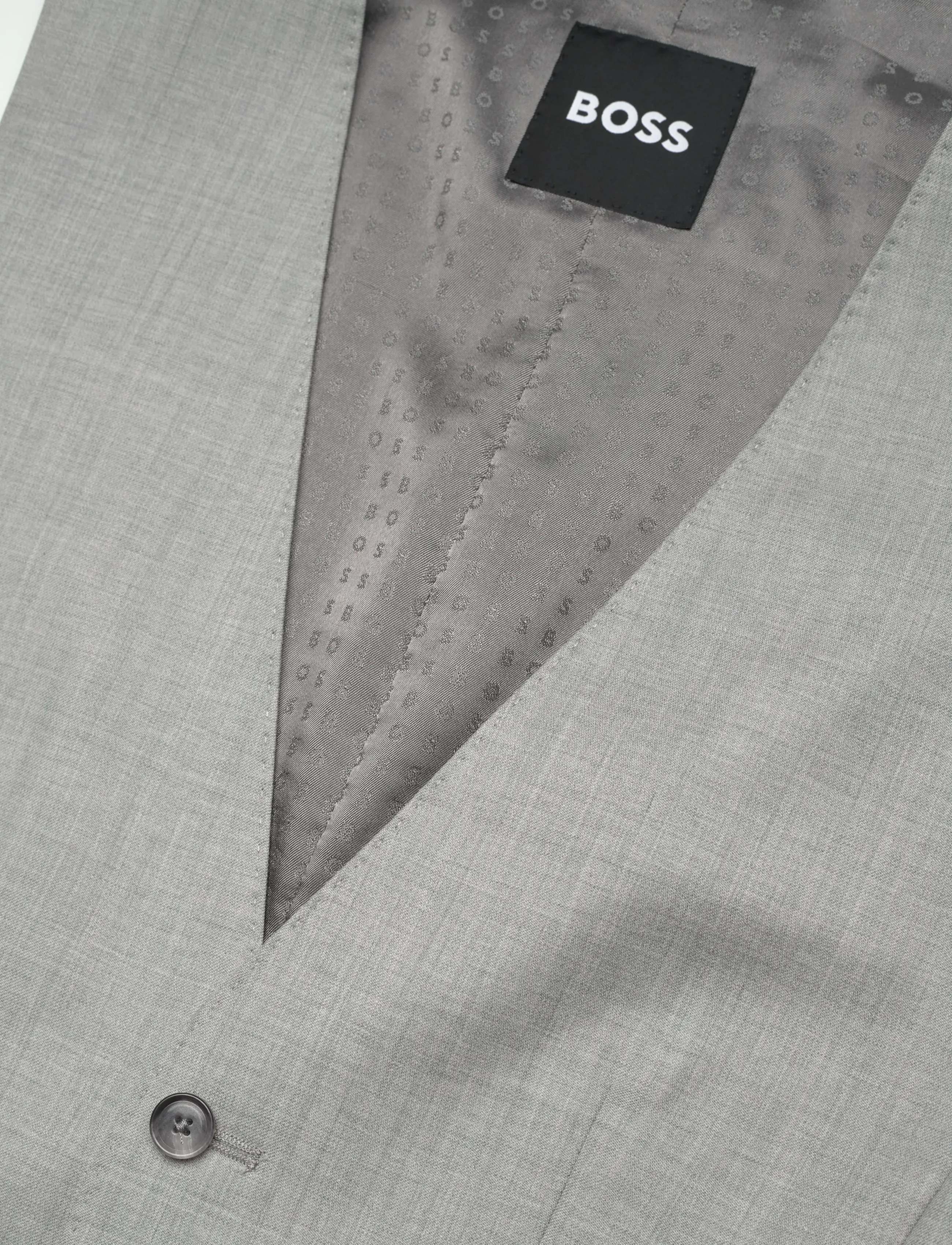 BOSS - H-Huge-Vest-B1 - västar - silver - 2