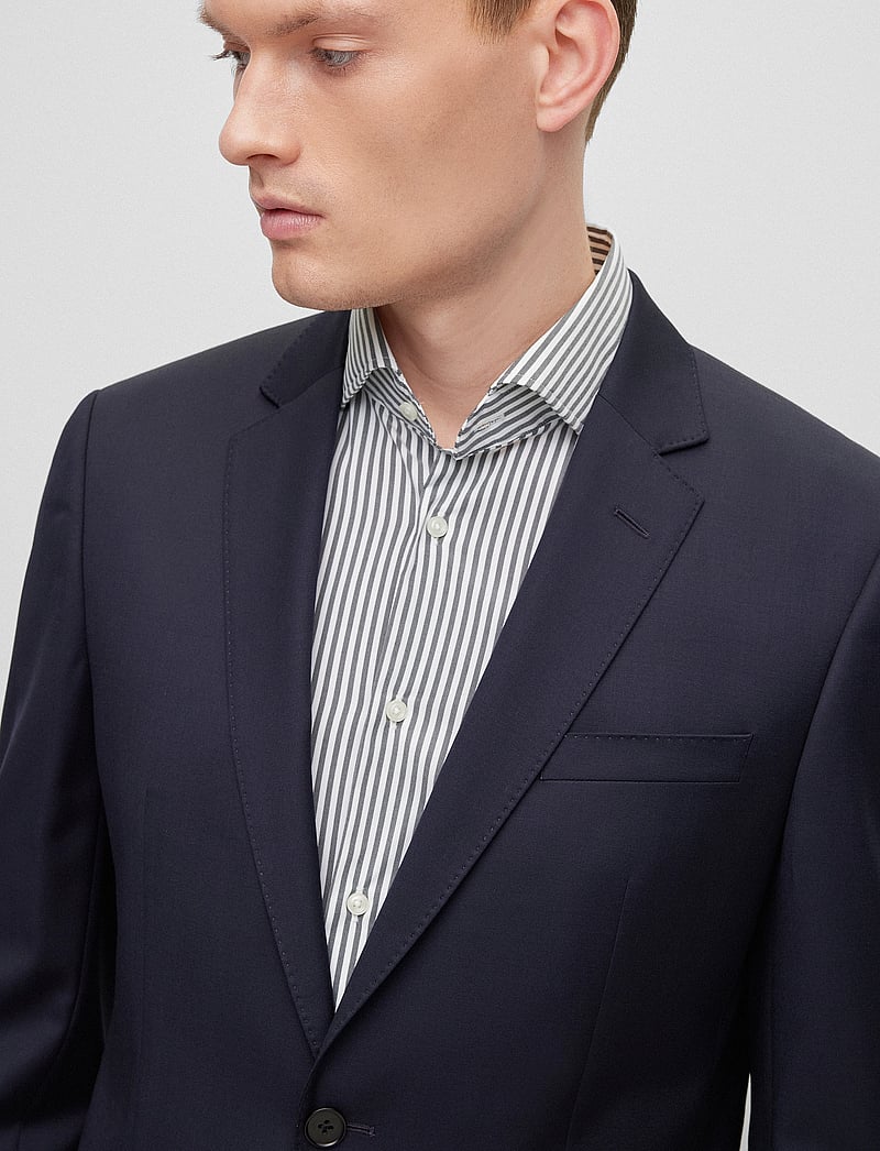 BOSS - H-Huge-B1 - Ühe rinnatisega pintsakud - dark blue - 2