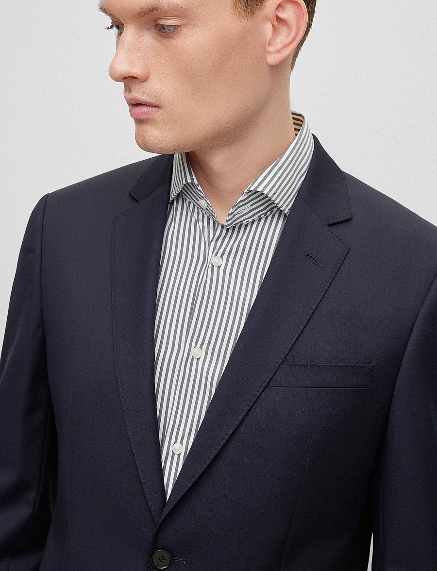 BOSS - H-Huge-B1 - blazers à boutonnage simple - dark blue - 2