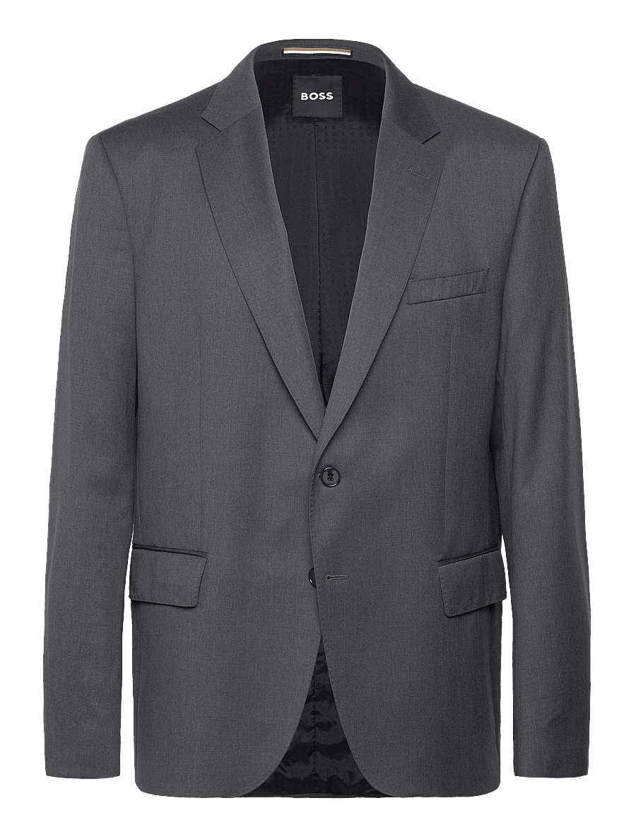 BOSS - H-Huge-B1 - enkelknäppta kavajer - dark grey - 0