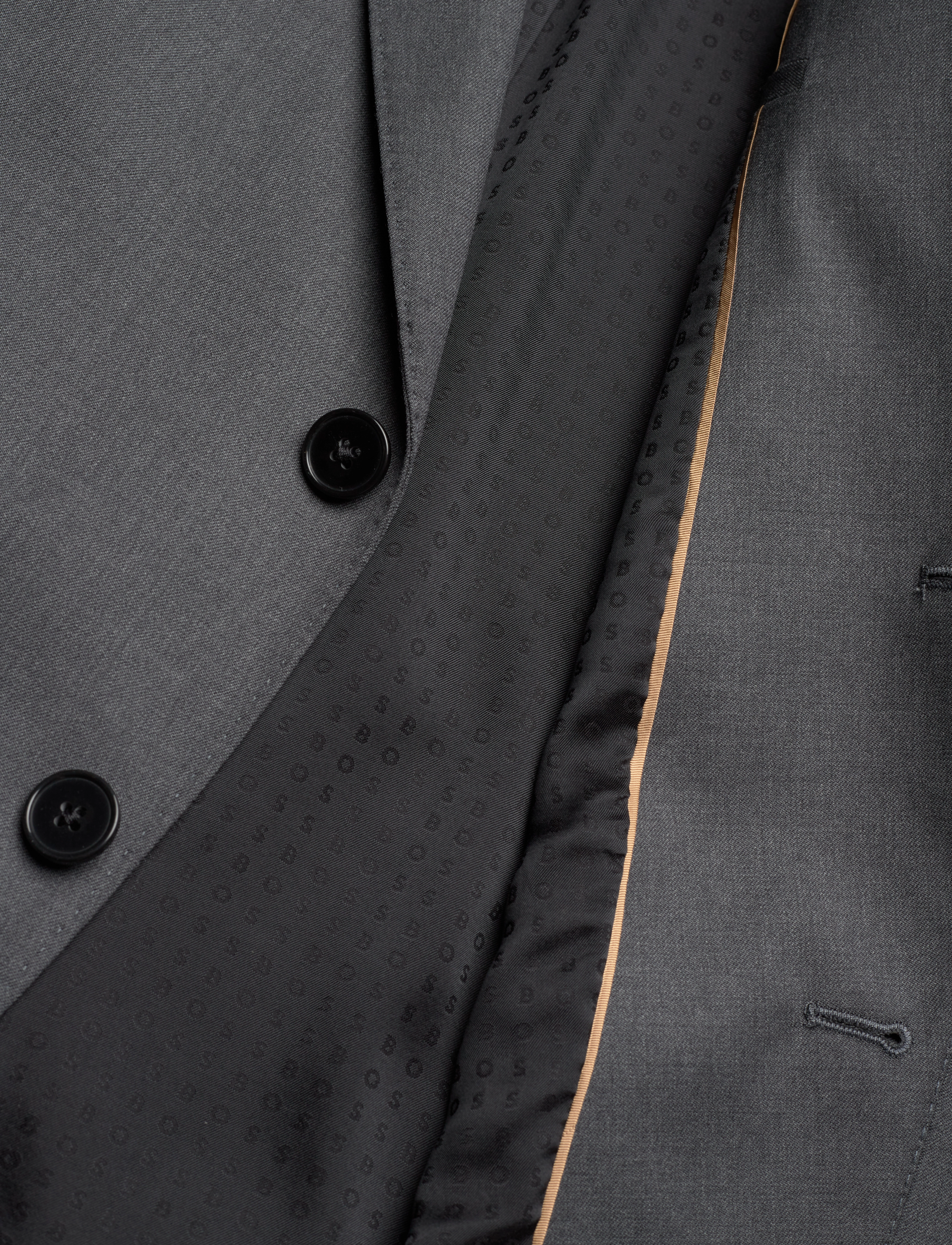 BOSS - H-Huge-B1 - enkelknäppta kavajer - dark grey - 4