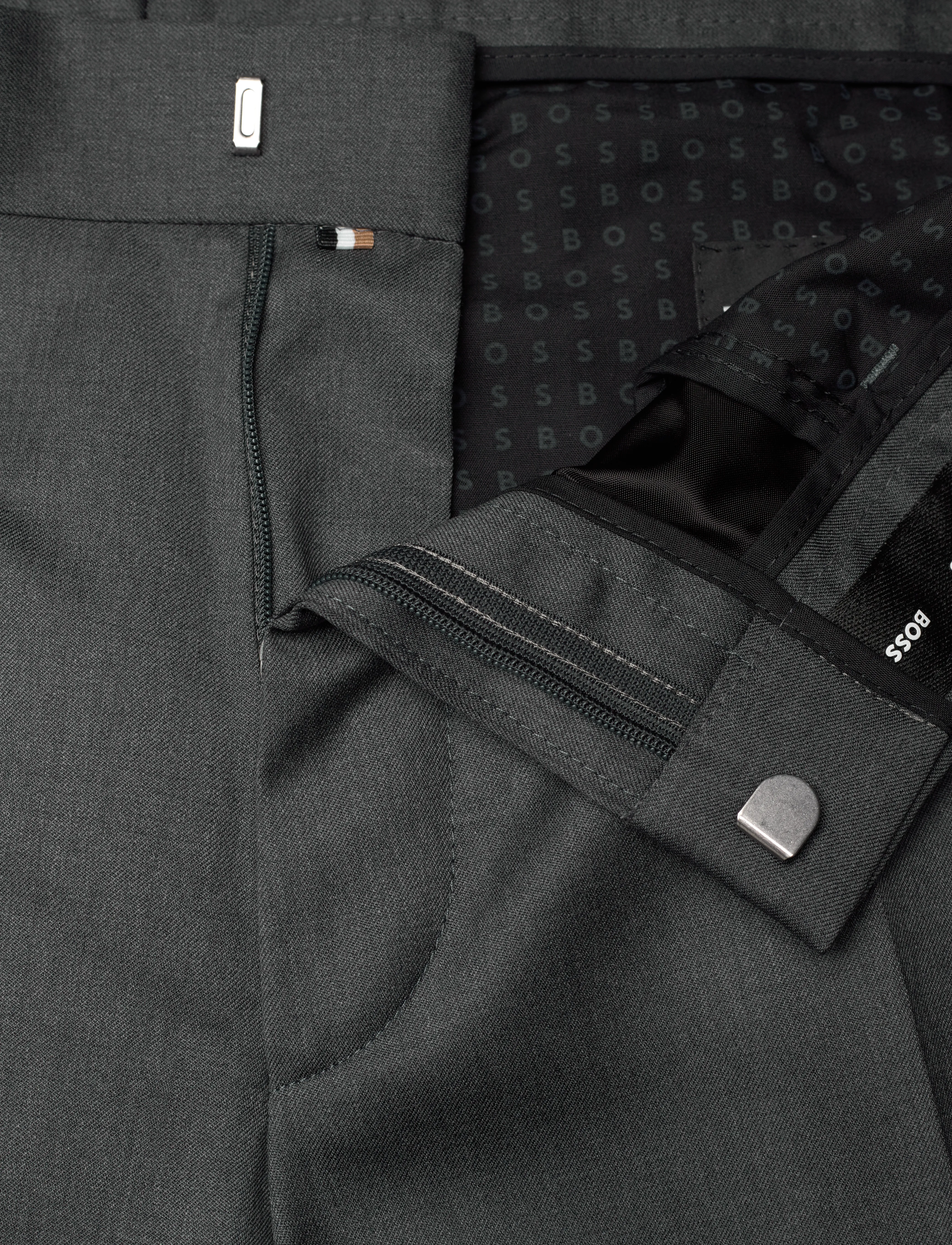BOSS - H-Lenon-B1 - anzugshosen - dark grey - 3