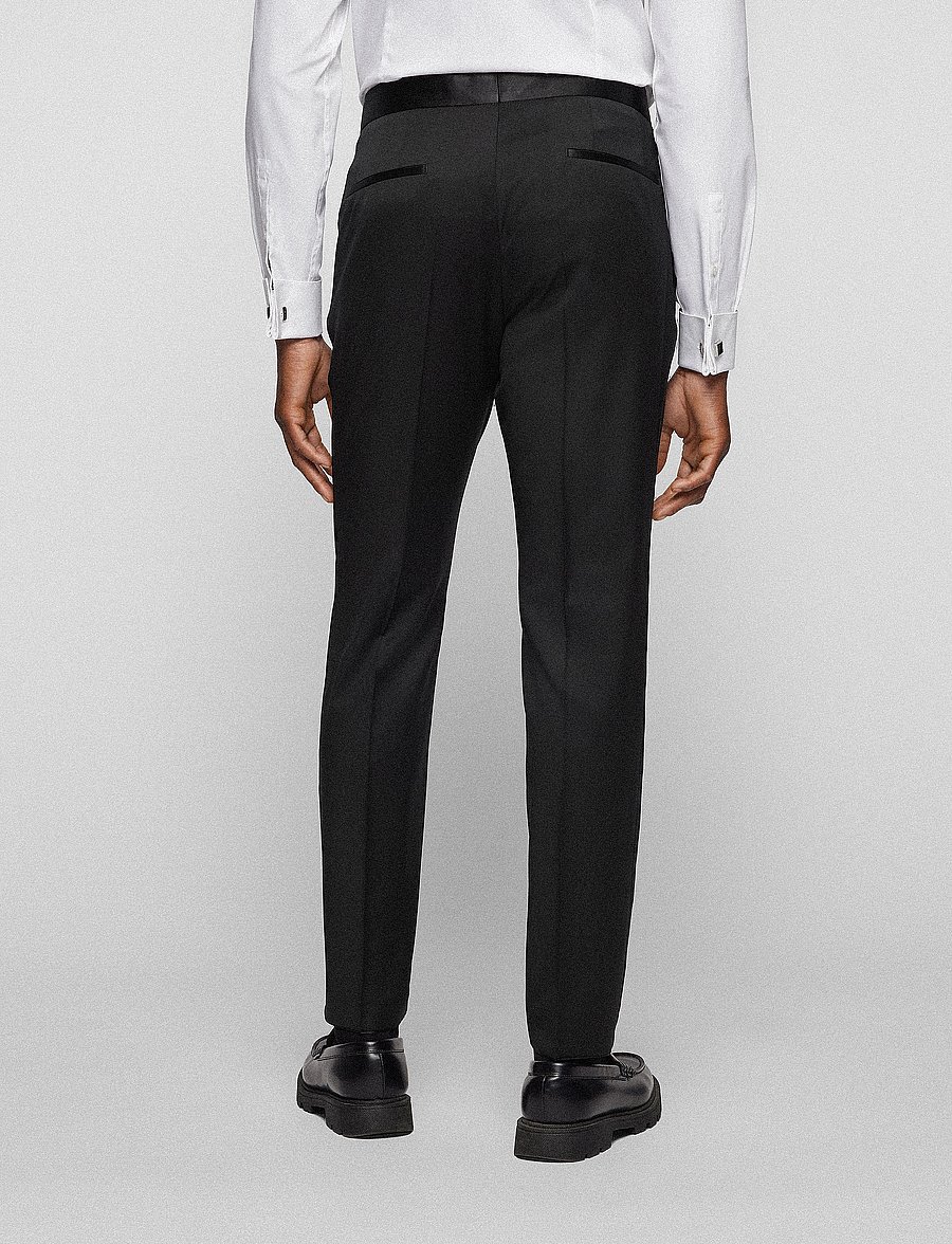 BOSS - H-Genius-Tux-B1 - Ülikonnapüksid - black - 4
