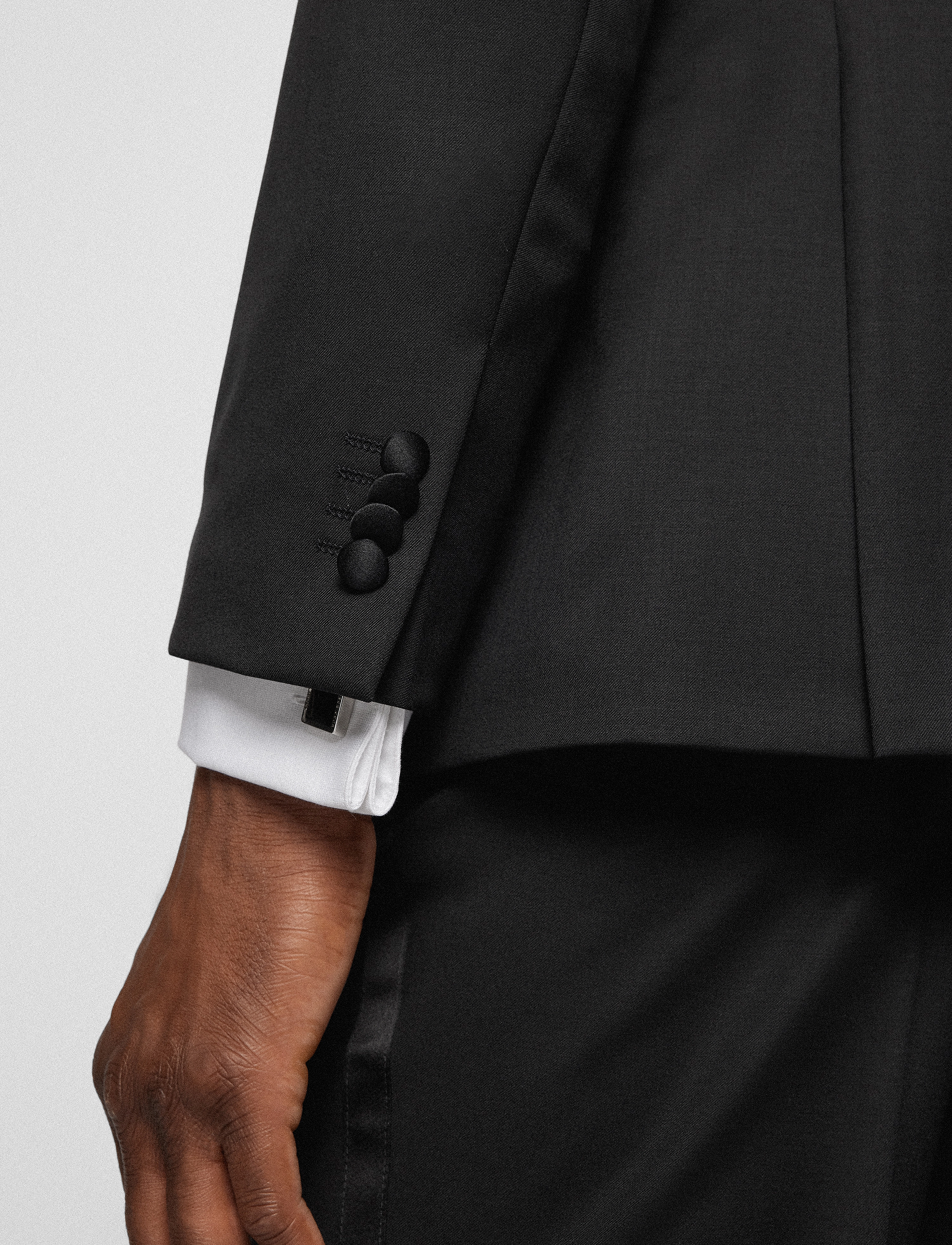 BOSS - H-Huge-Tux-N-B1 - enkeltradede blazere - black - 4