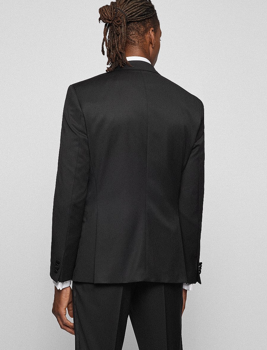 BOSS - H-Huge-Tux-N-B1 - enkeltradede blazere - black - 5