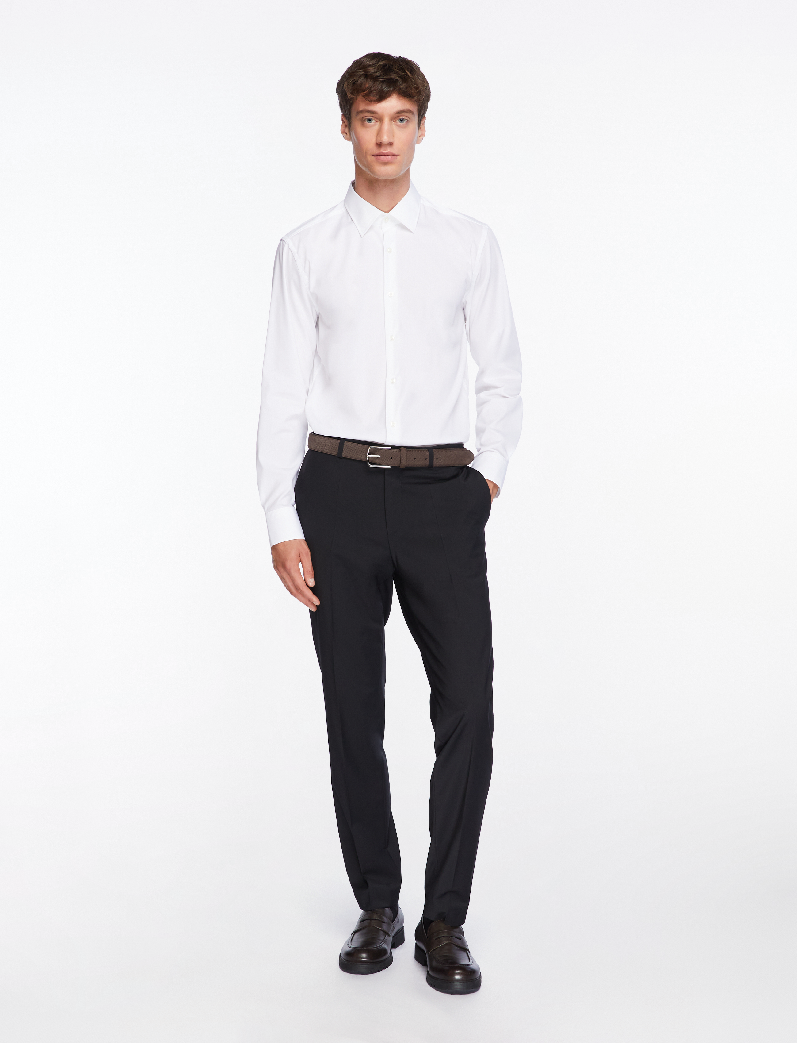 BOSS - H-HANK-kent-C1-214 - formal shirts - white - 2