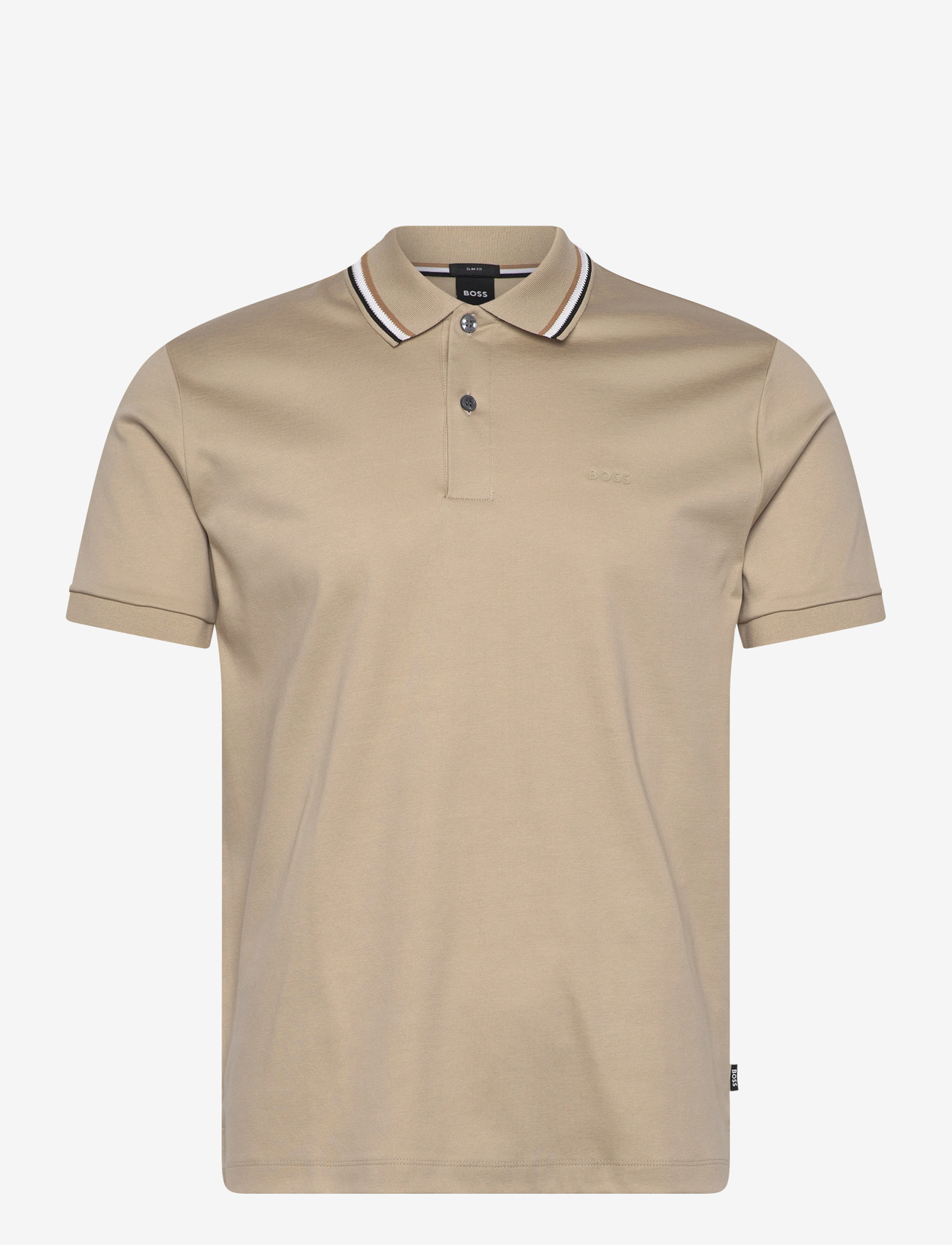 BOSS - Penrose 38 - short-sleeved polos - open beige - 0