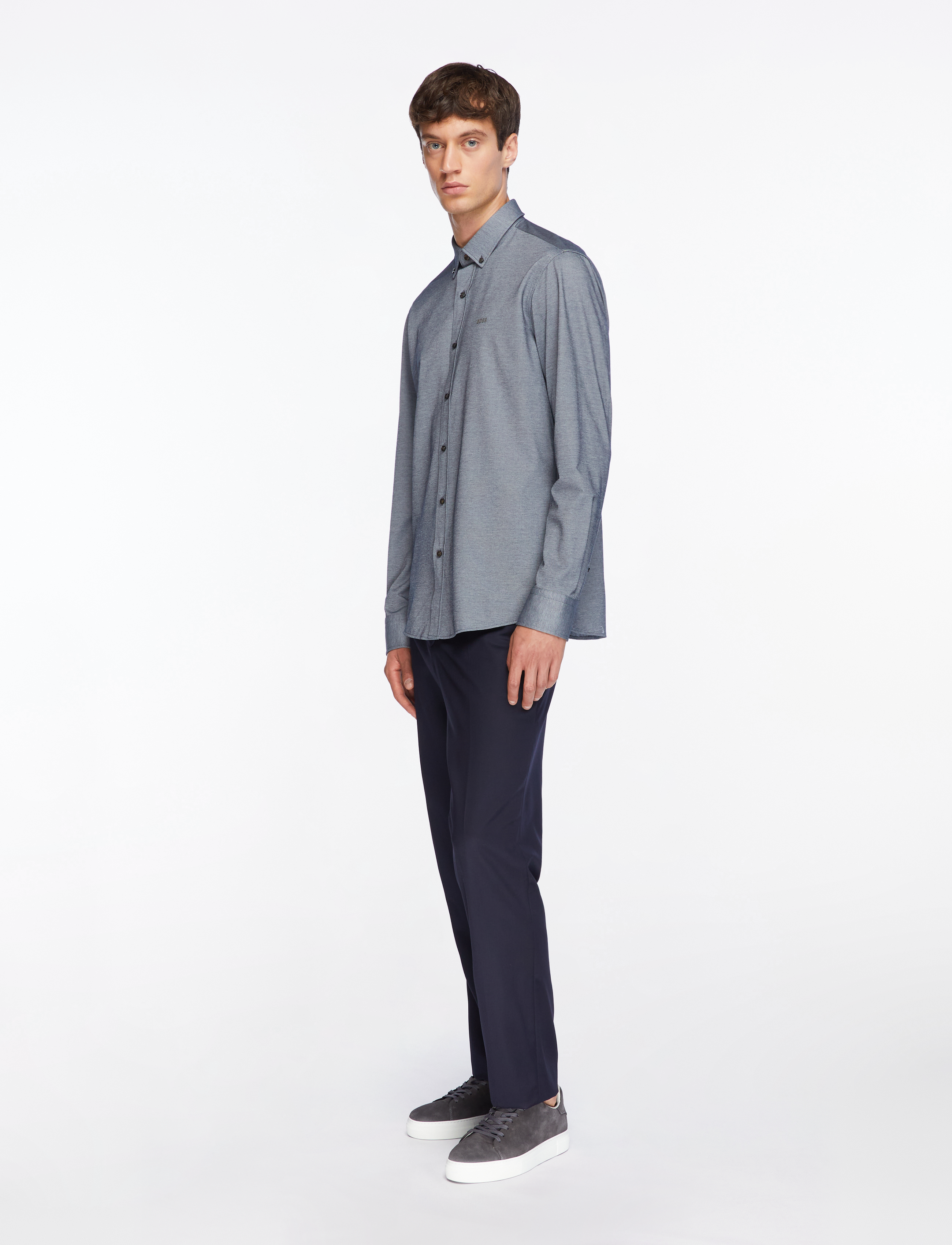 BOSS - P-JOE-BD-C1-222 - chemises décontractées - dark grey - 3